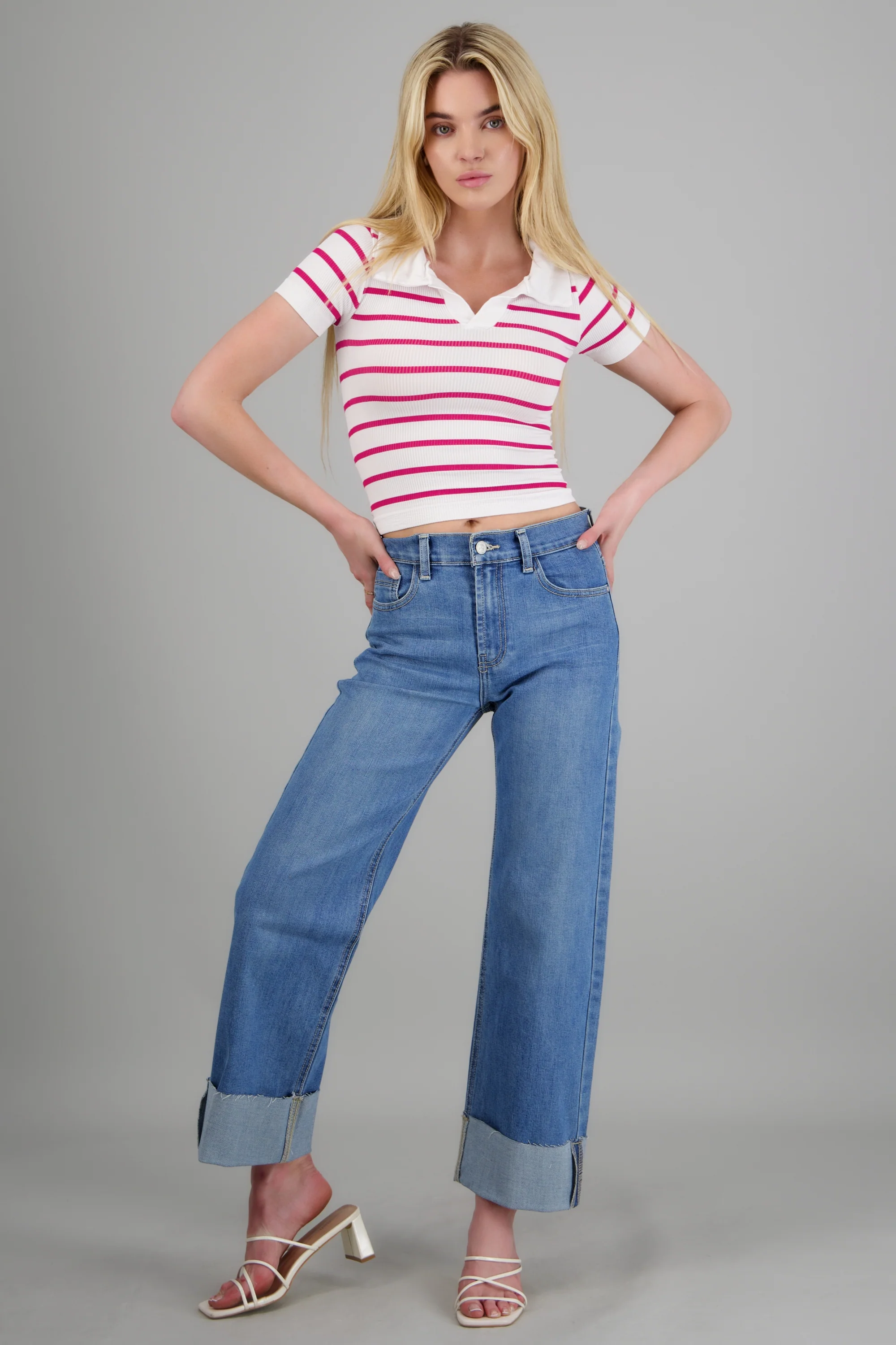 Jeans wide leg amplios - Image 3