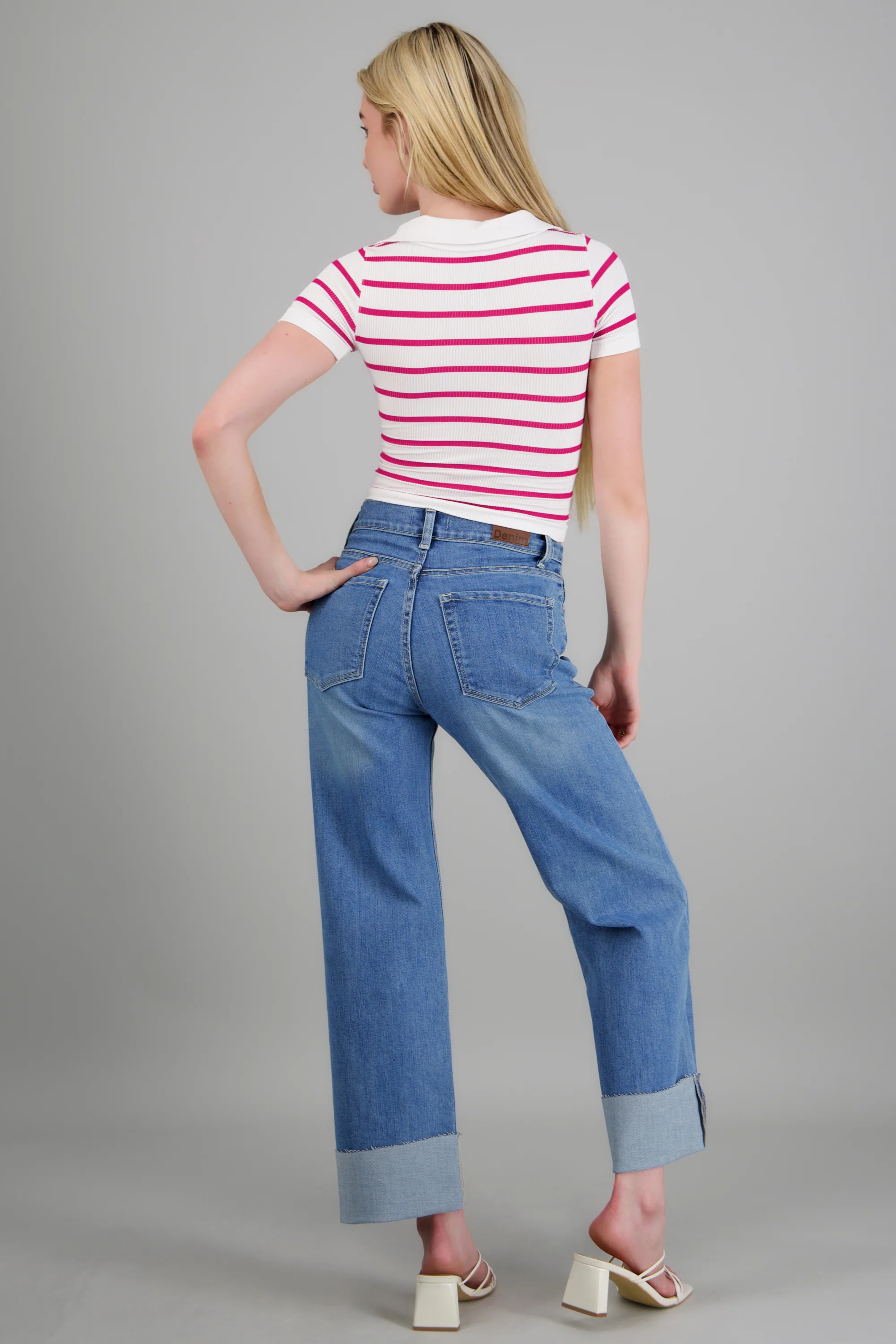 Jeans wide leg amplios - Image 4