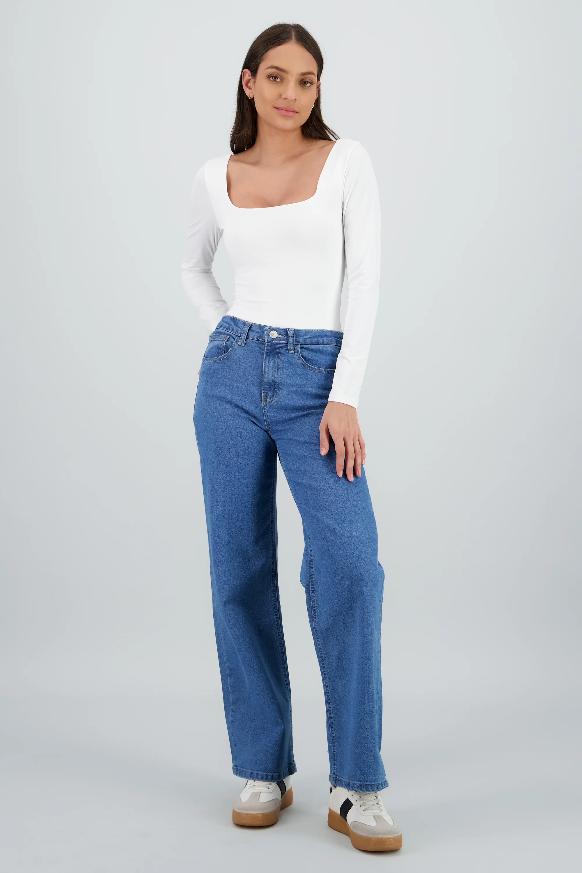 Jeans wide leg amplios - Image 3
