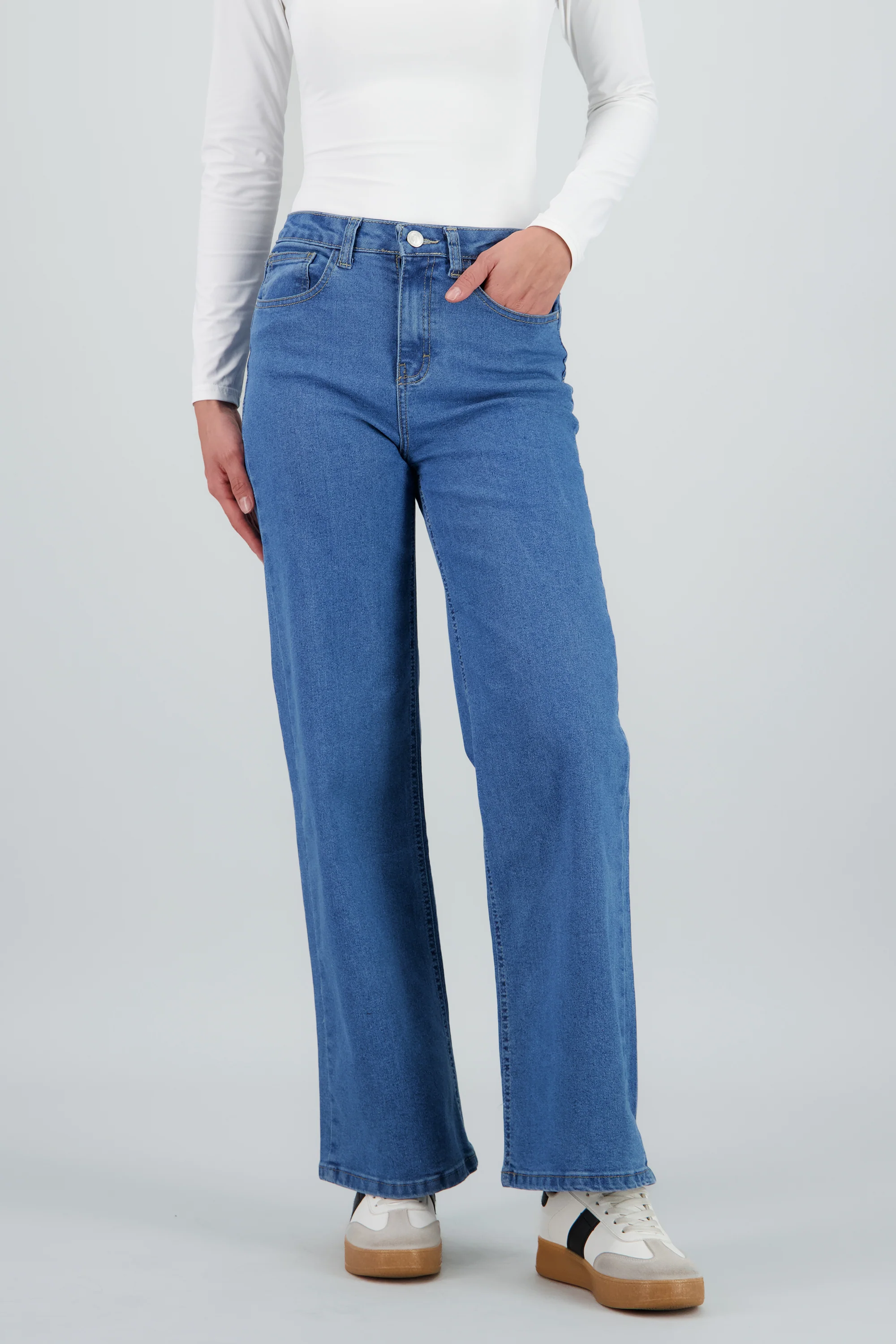 Jeans wide leg amplios - Image 4