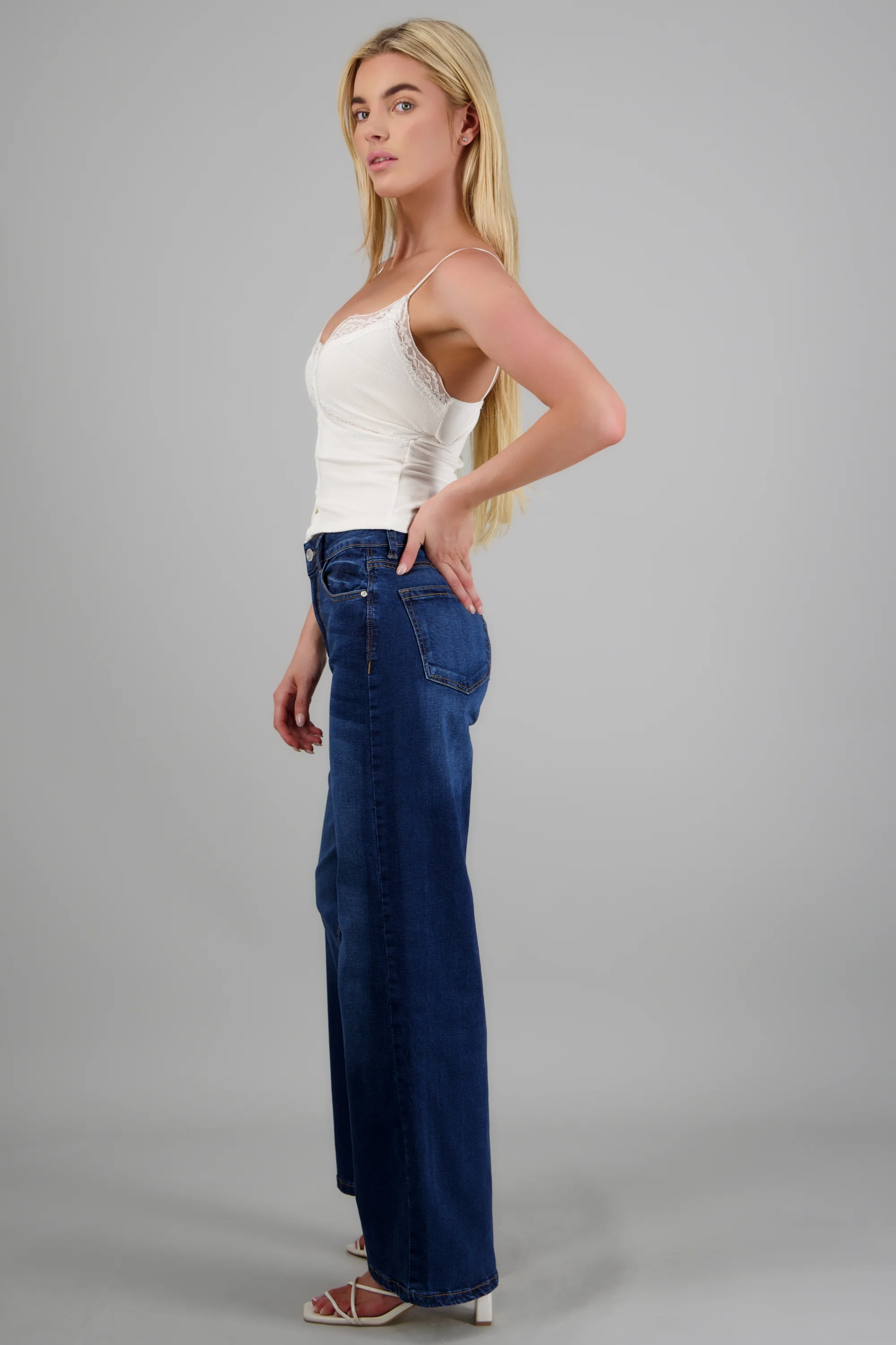 Jeans wide leg basico - Image 2