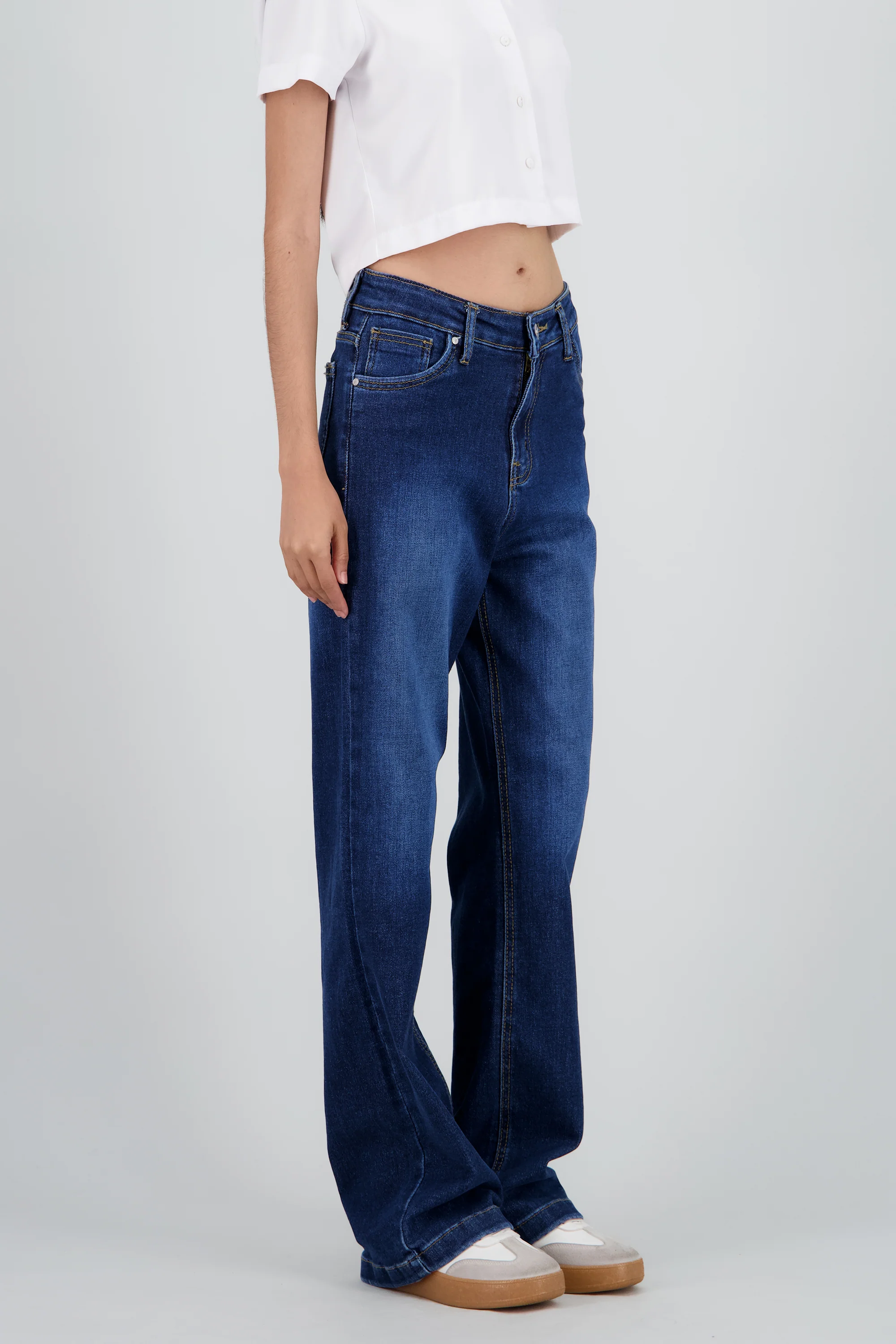 Jeans wide leg mid rise - Image 3