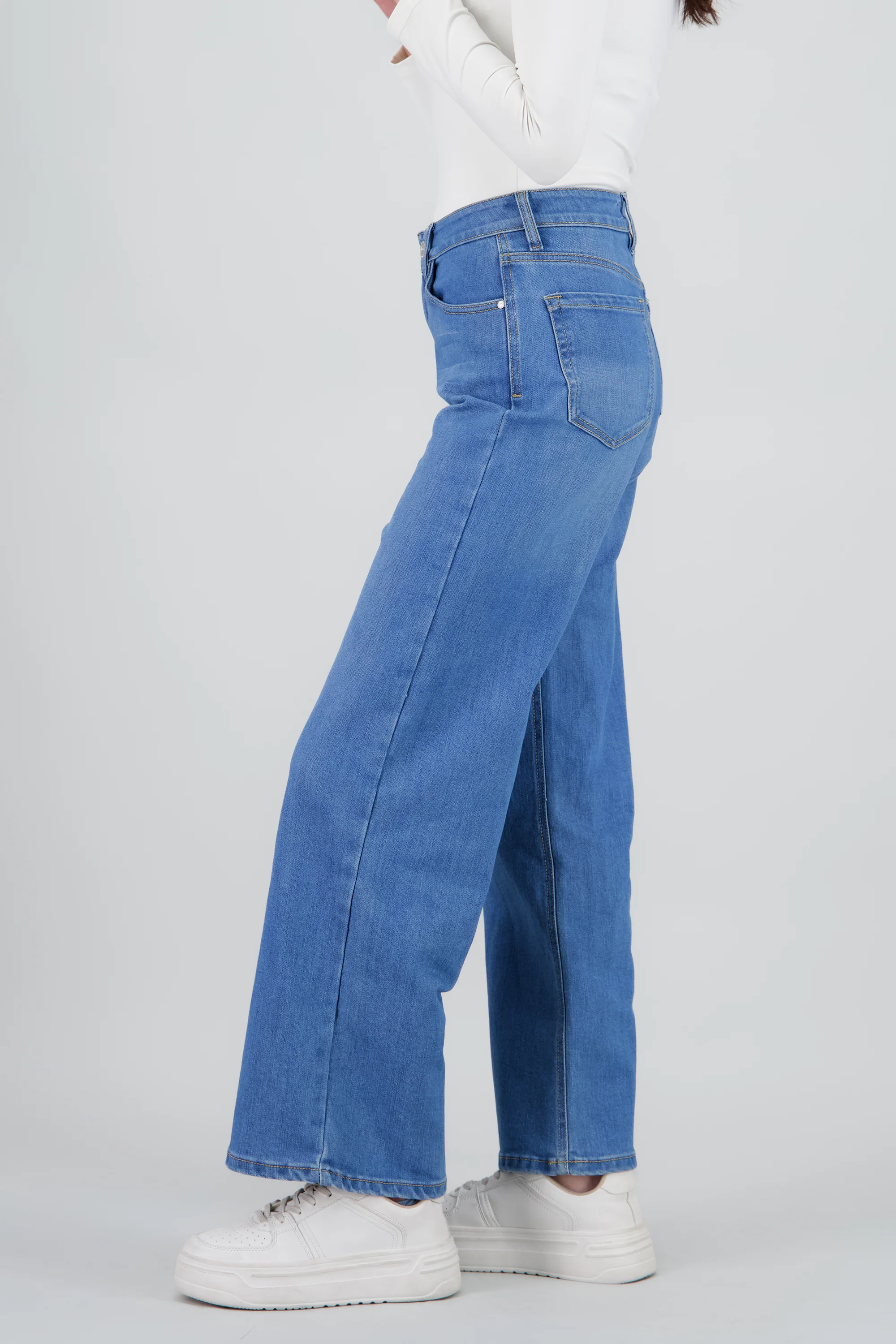 JEANS WIDE LEG ULTRA CONFORT - Image 3