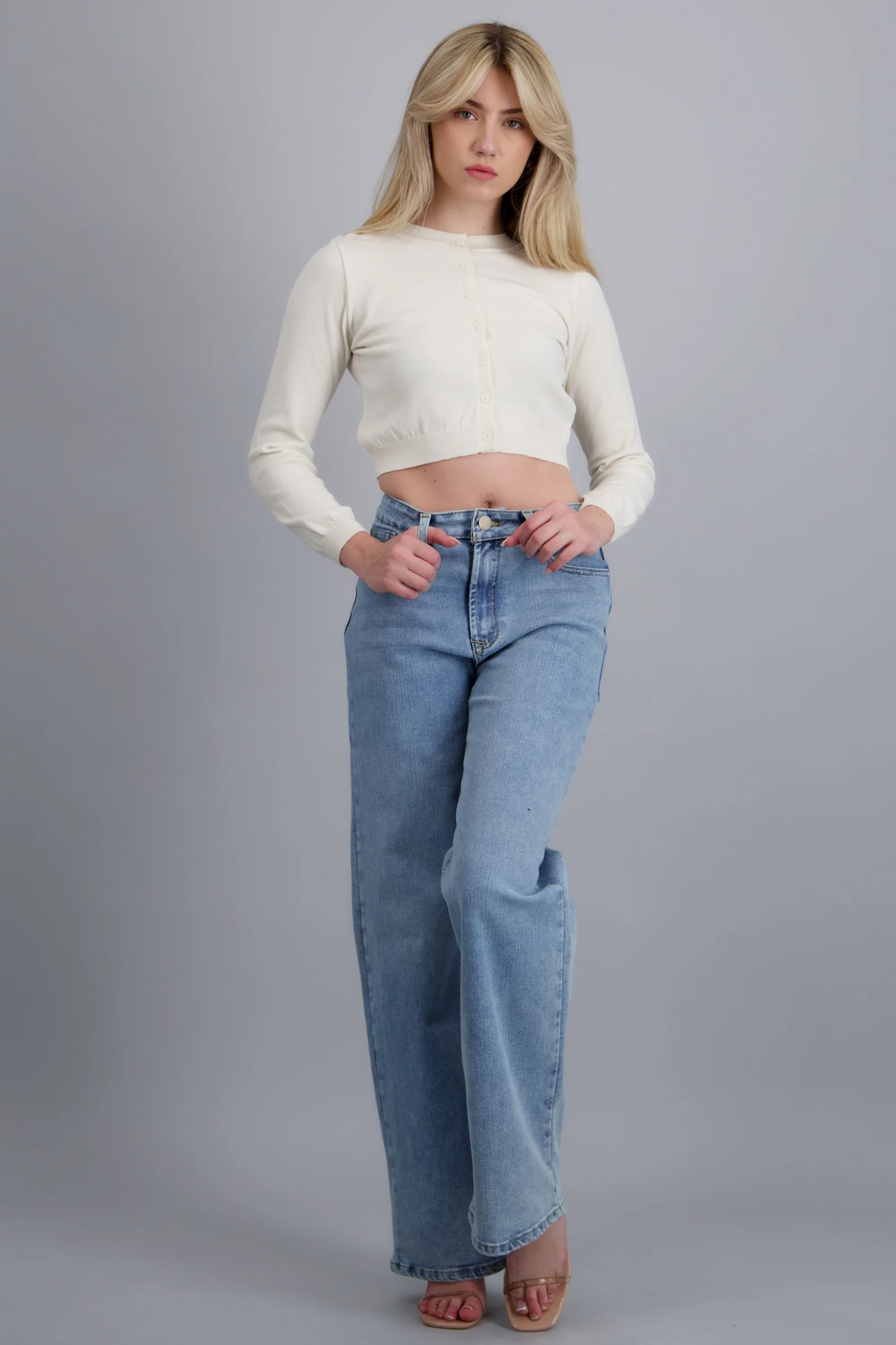 JEANS WIDE LEG ULTRA CONFORT - Image 2