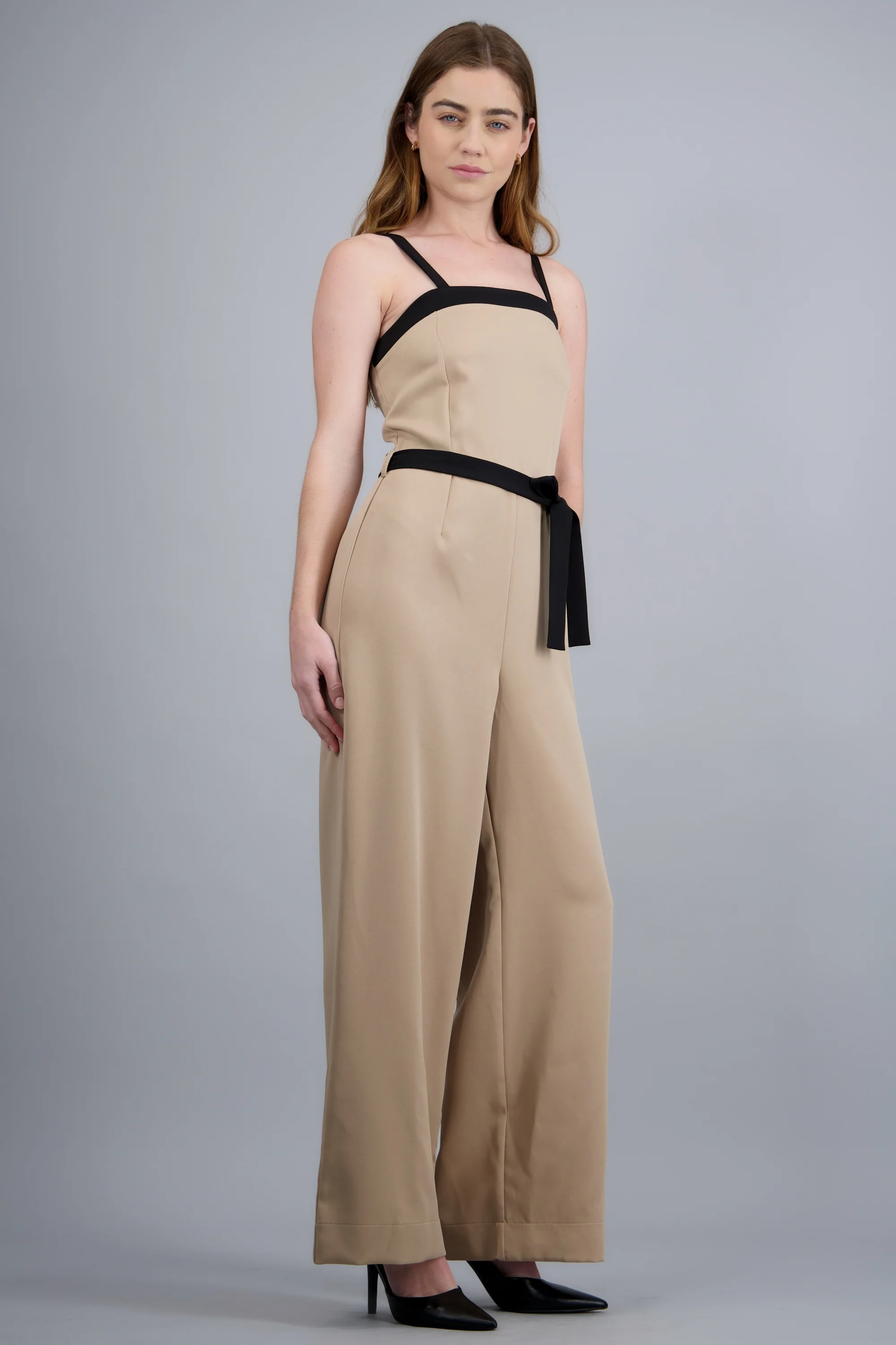 Jumpsuit con contraste en tirantes - Image 3
