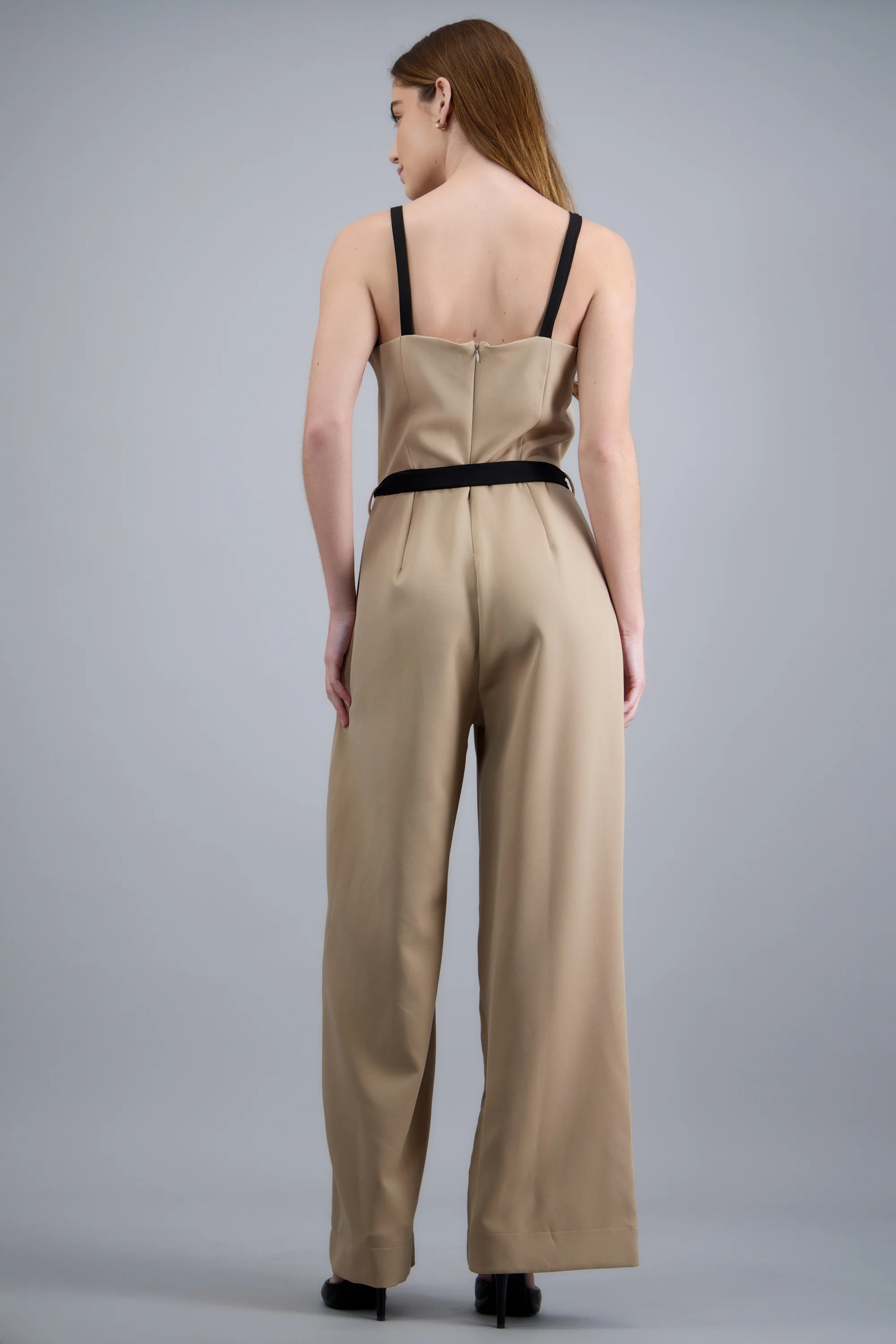 Jumpsuit con contraste en tirantes - Image 4