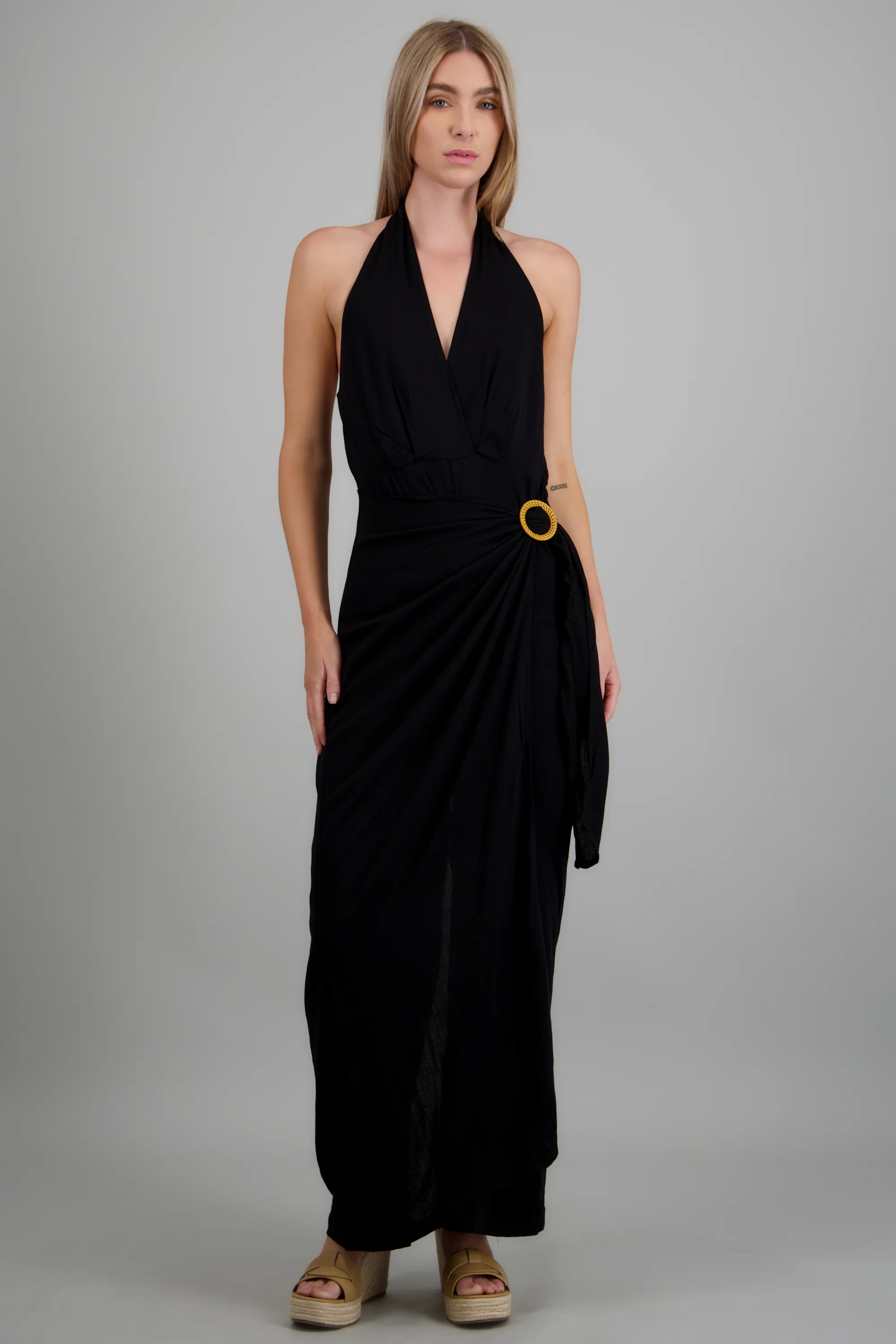 Jumpsuit detalle tela argolla