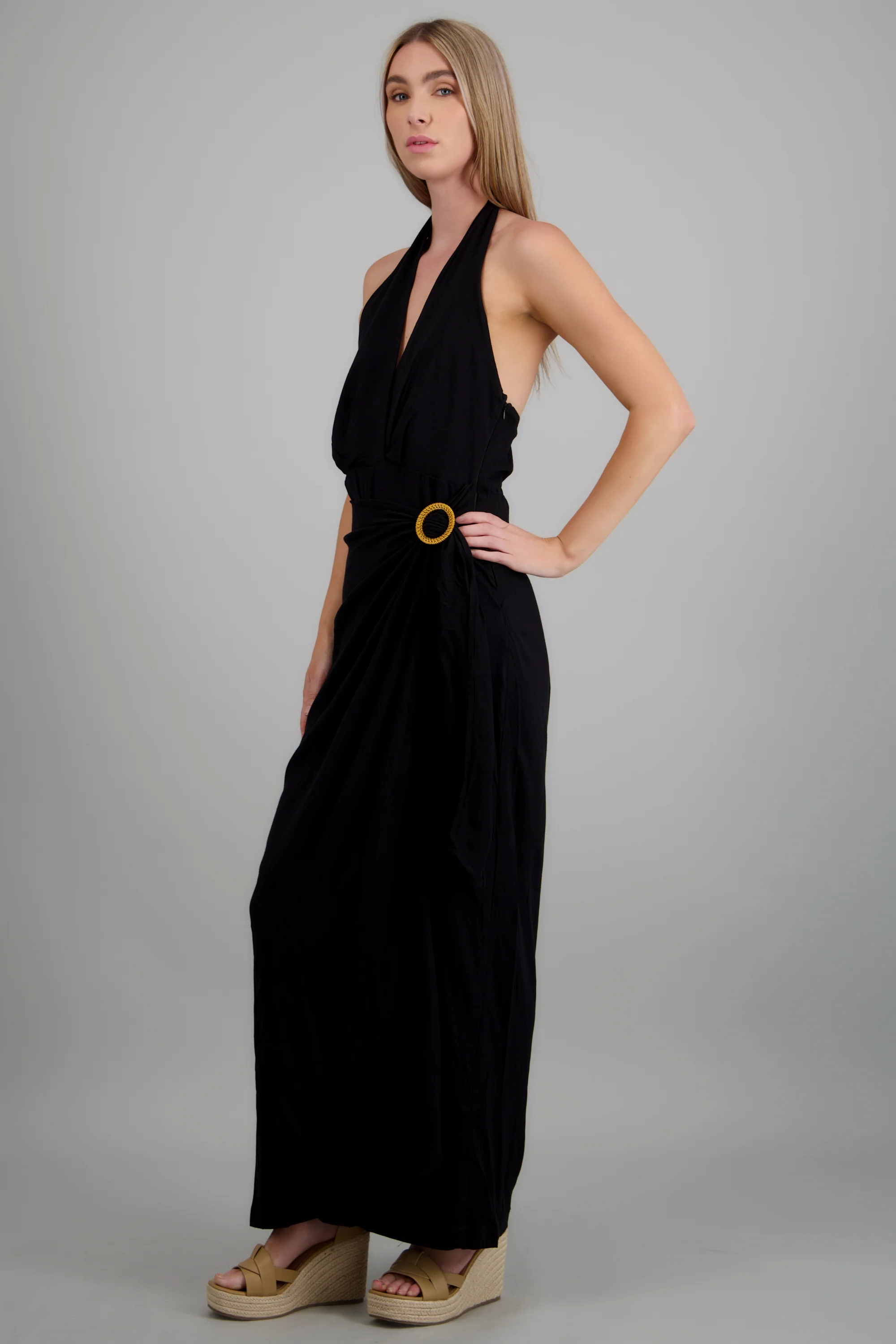 Jumpsuit detalle tela argolla - Image 3