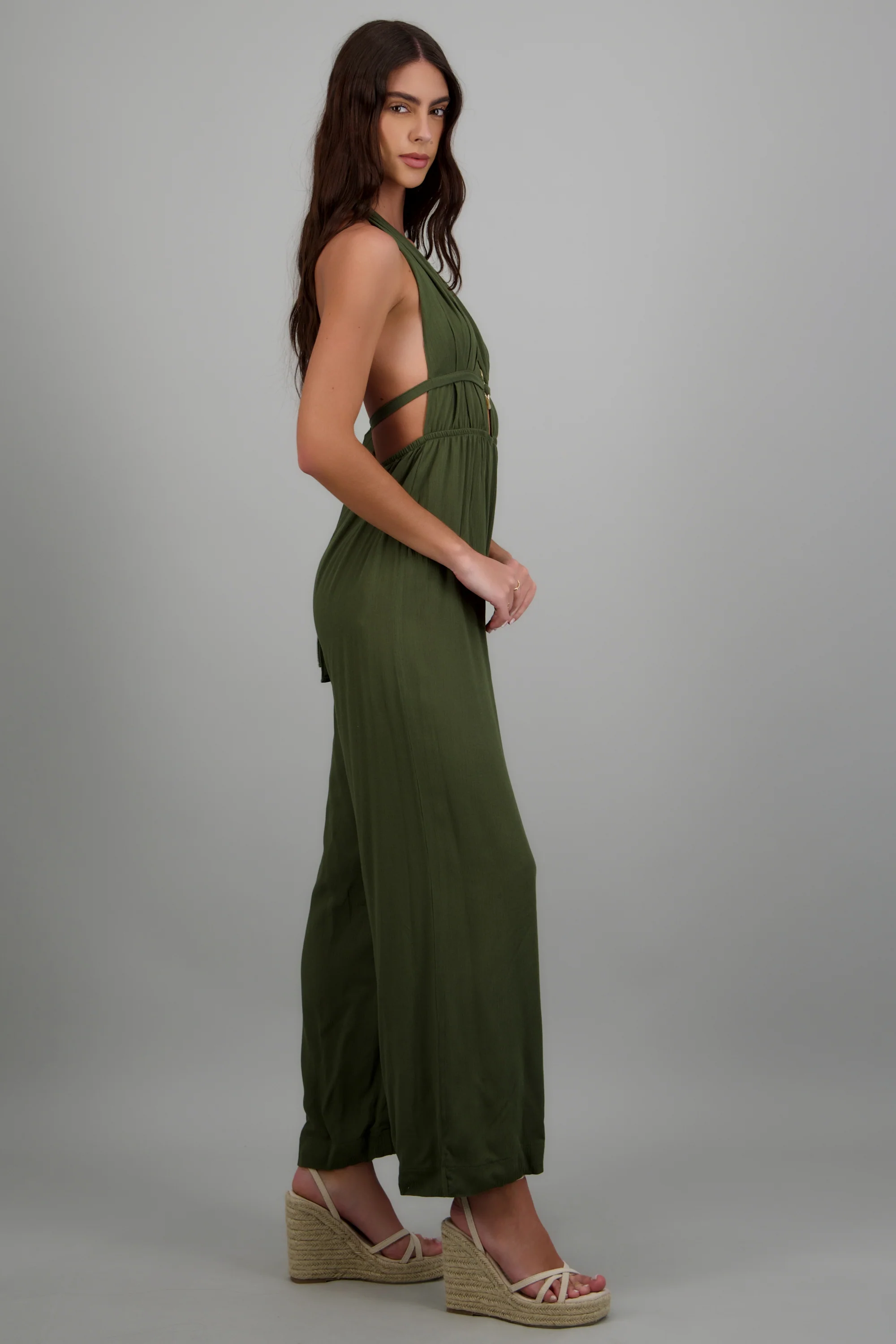 Jumpsuit halter detalle aro metalico - Image 2