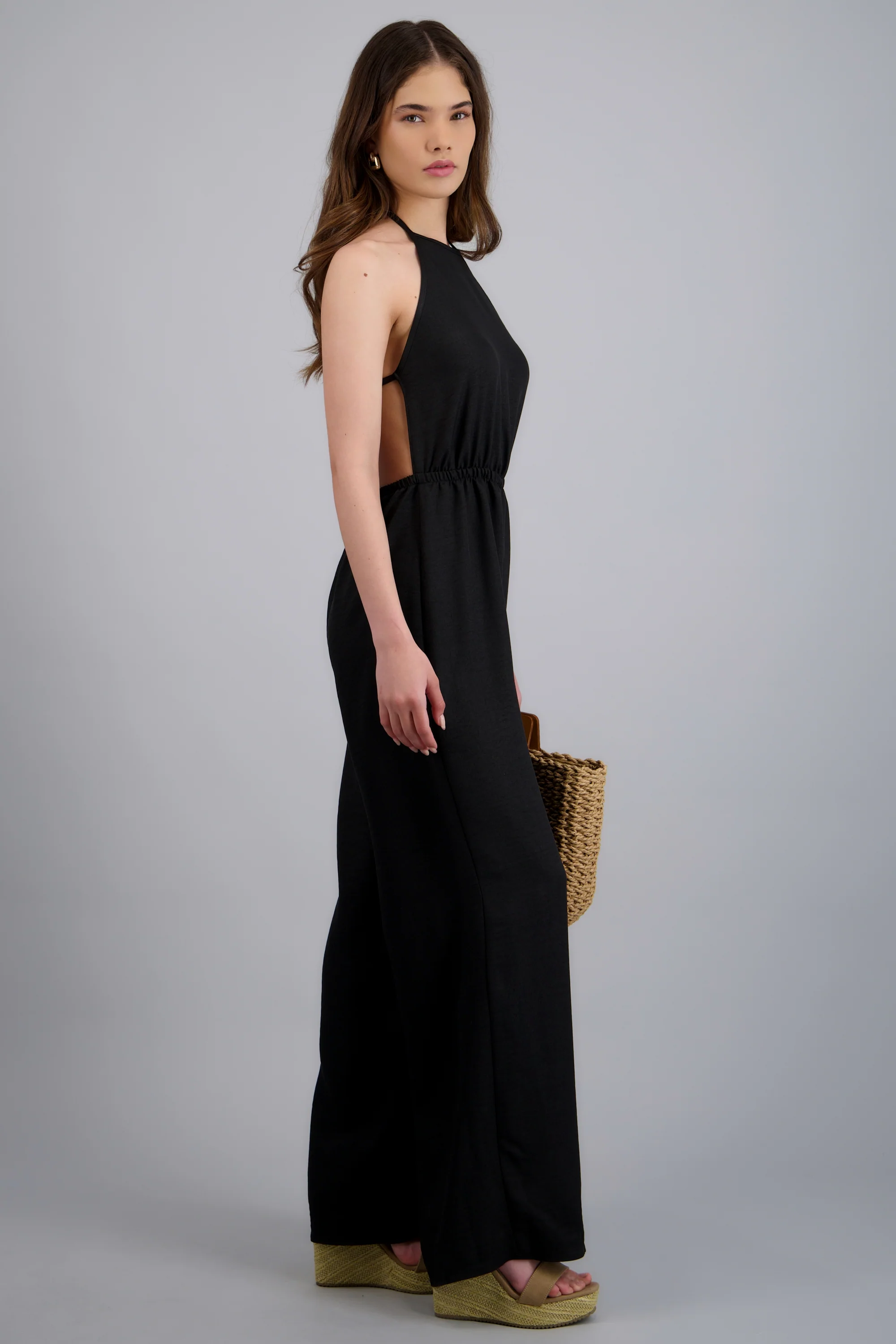 Jumpsuit halter escote espalda - Image 2