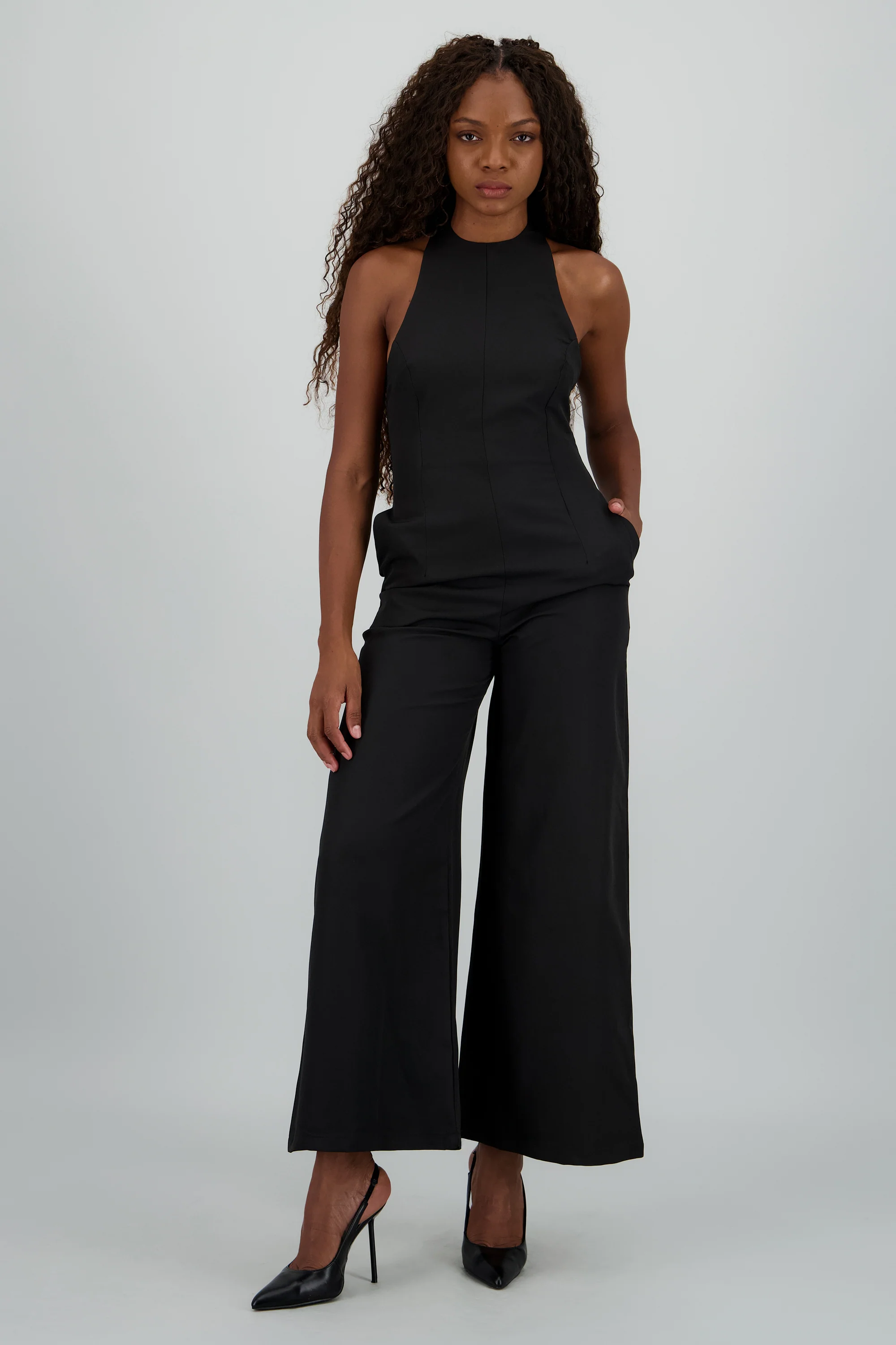 Jumpsuit halter liso - Image 2