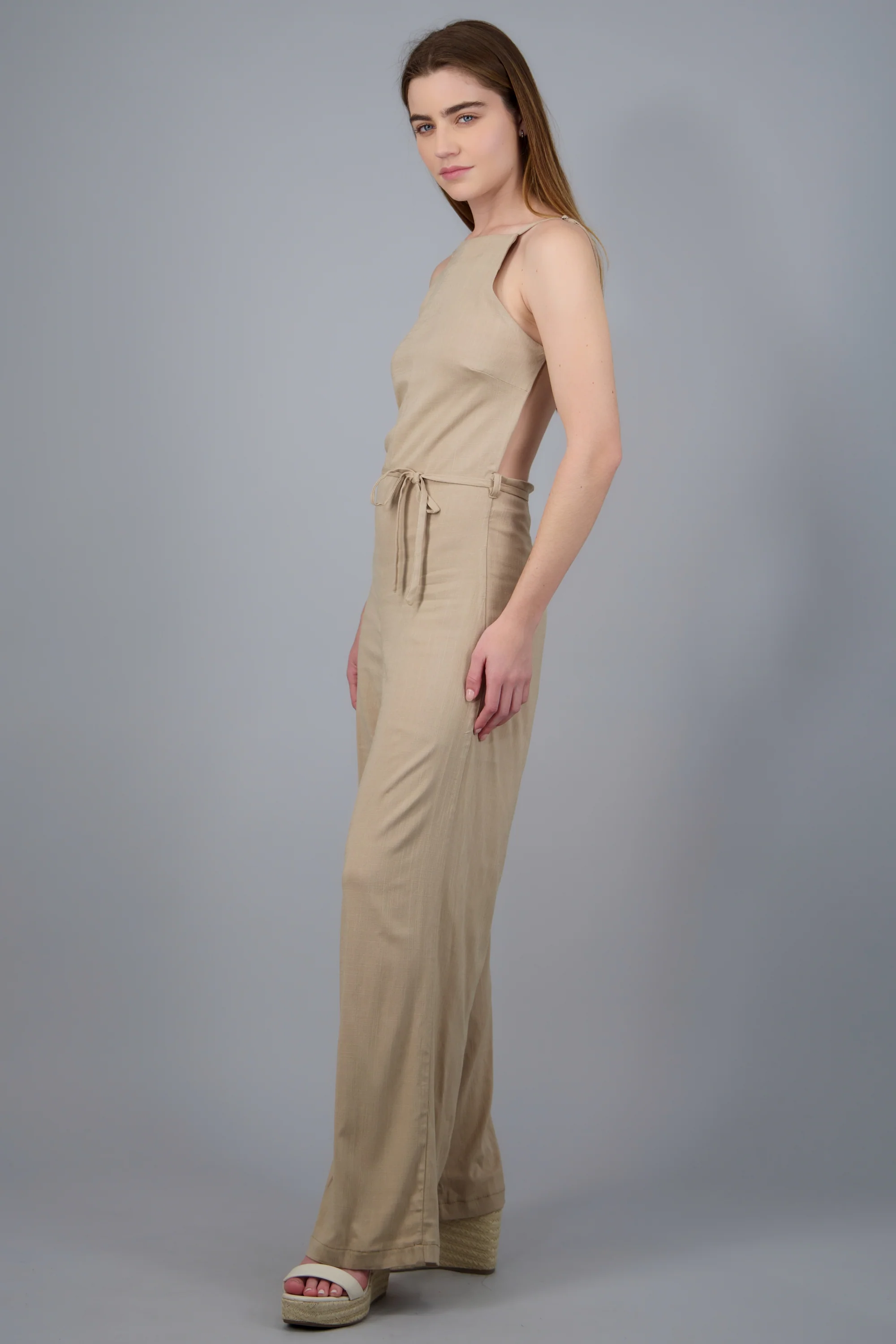 Jumpsuit liso escote recto - Image 3