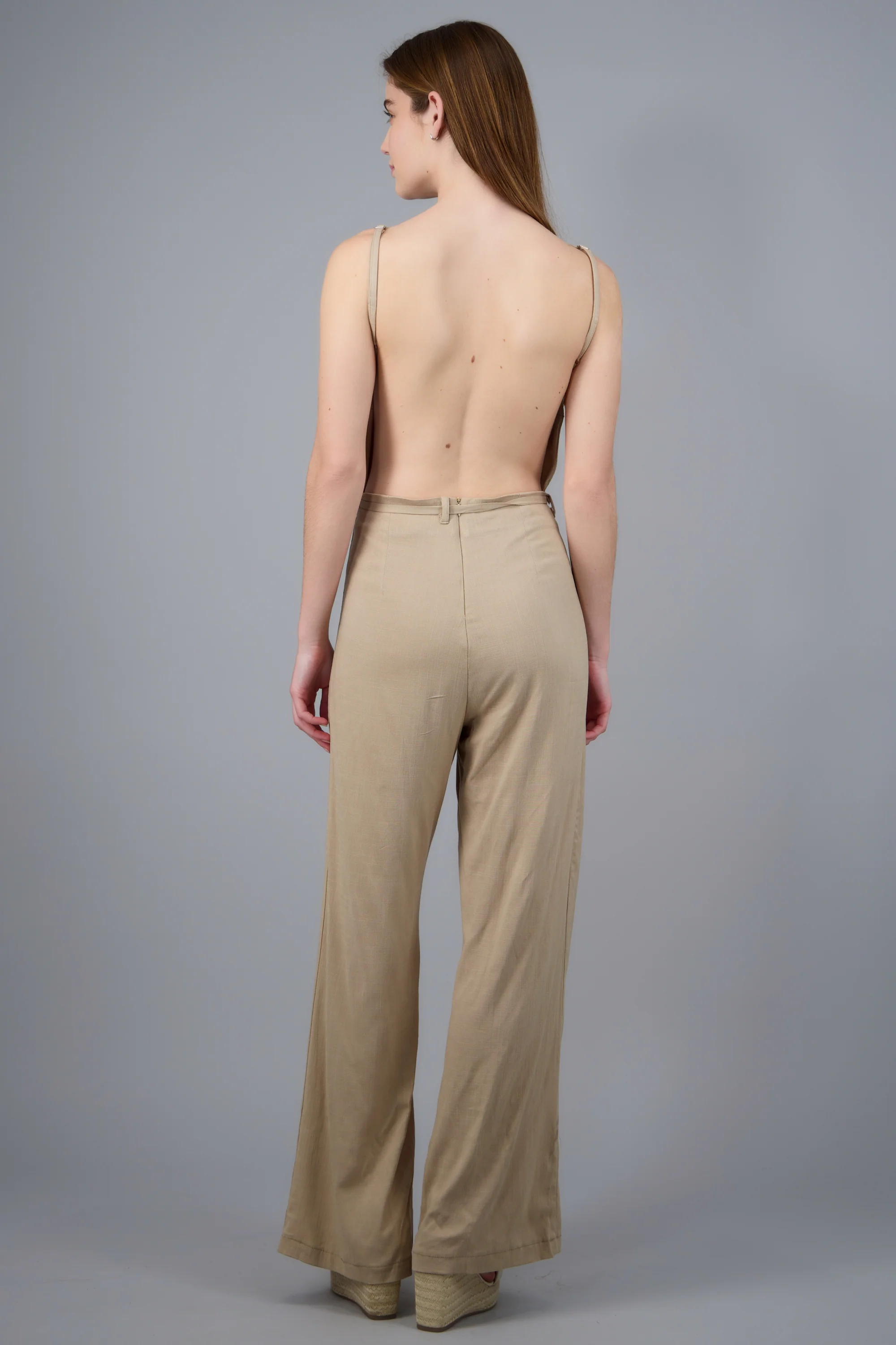 Jumpsuit liso escote recto - Image 4