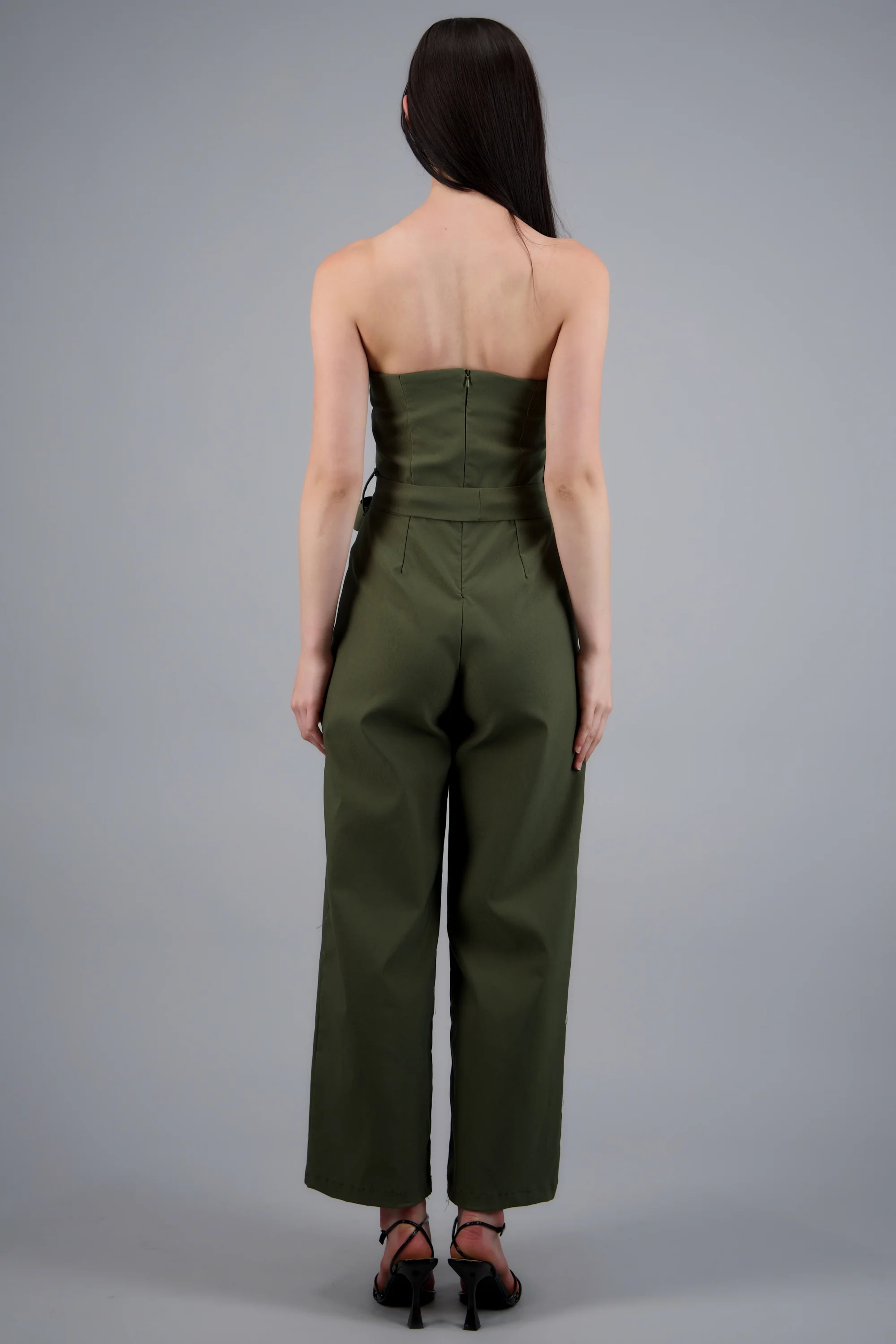 Jumpsuit strapless con cinto - Image 4