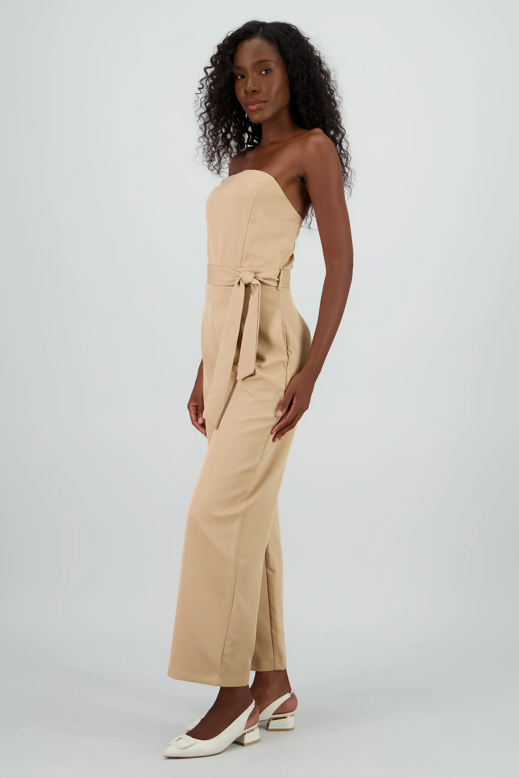 Jumpsuit strapless con cinto - Image 3