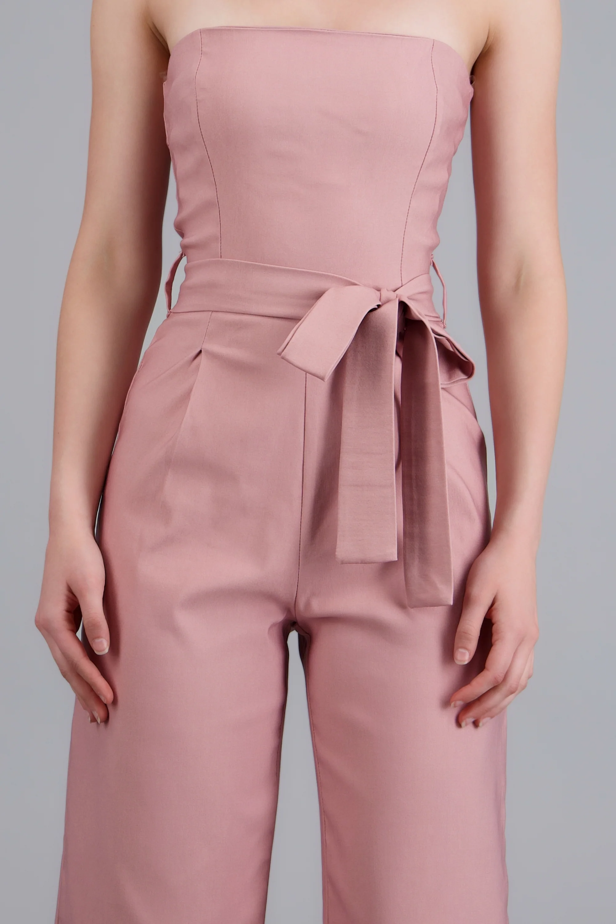 Jumpsuit strapless con cinto - Image 5