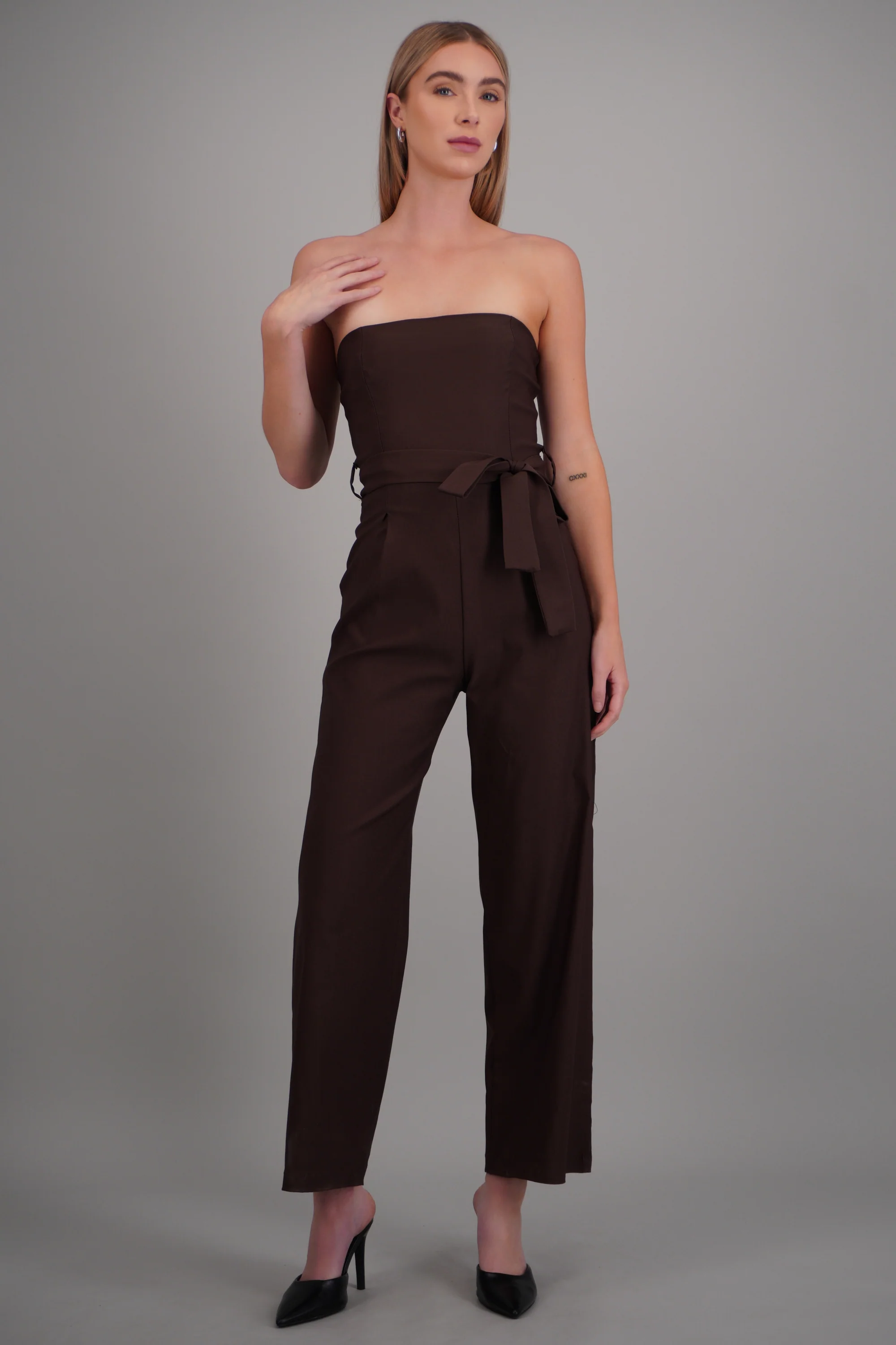 Jumpsuit strapless con cinto - Image 3