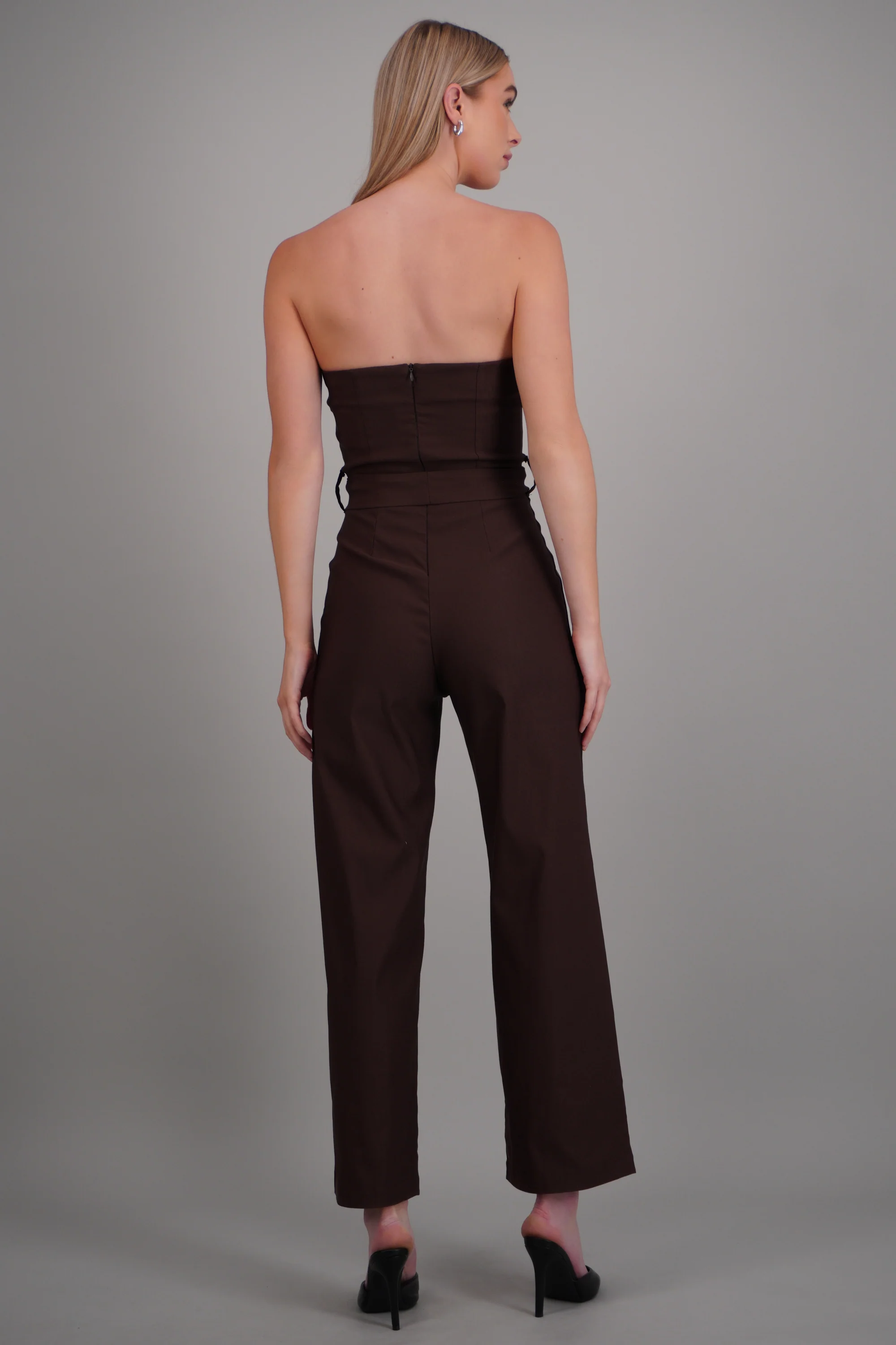 Jumpsuit strapless con cinto - Image 4