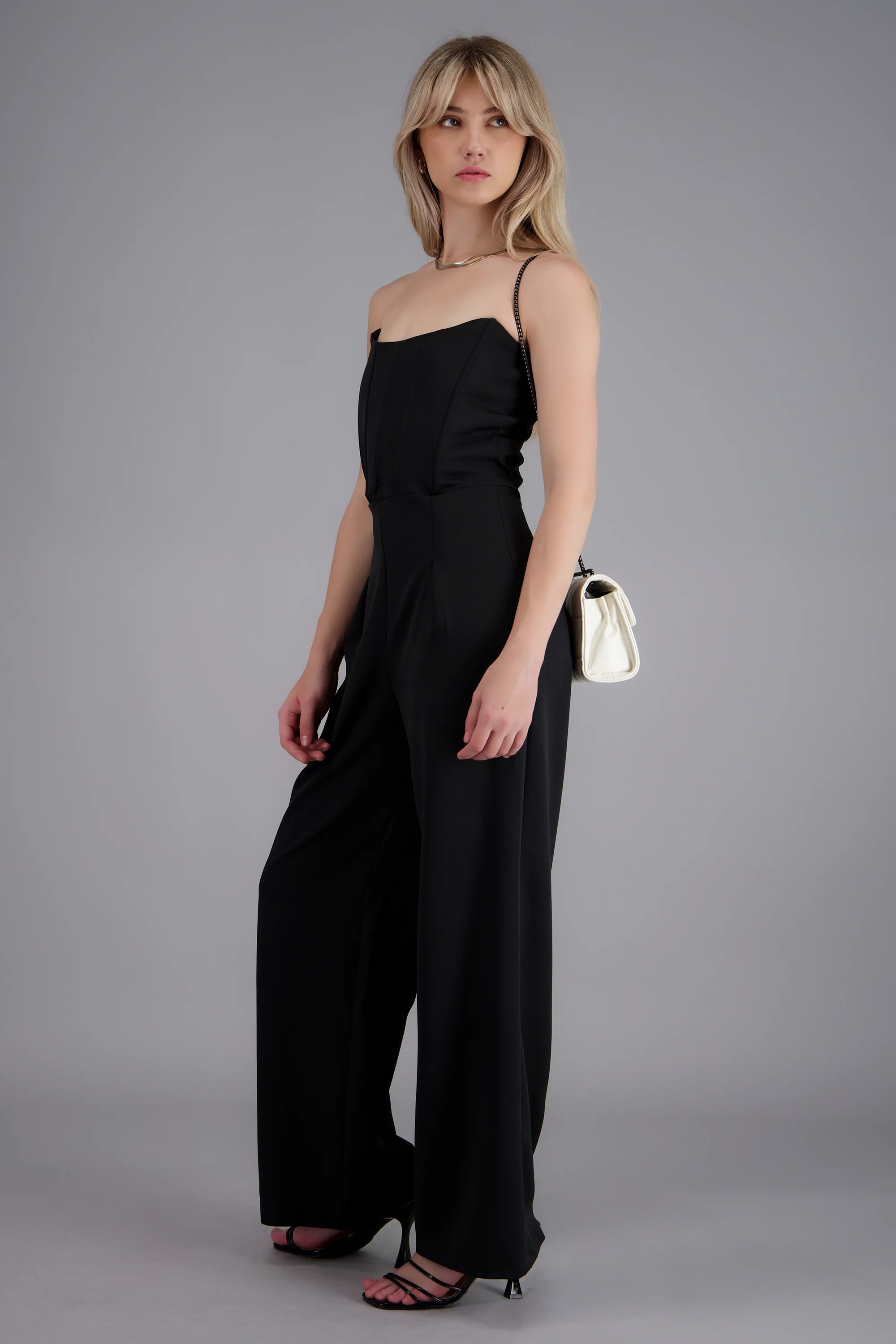 Jumpsuit strapless con varillas - Image 3