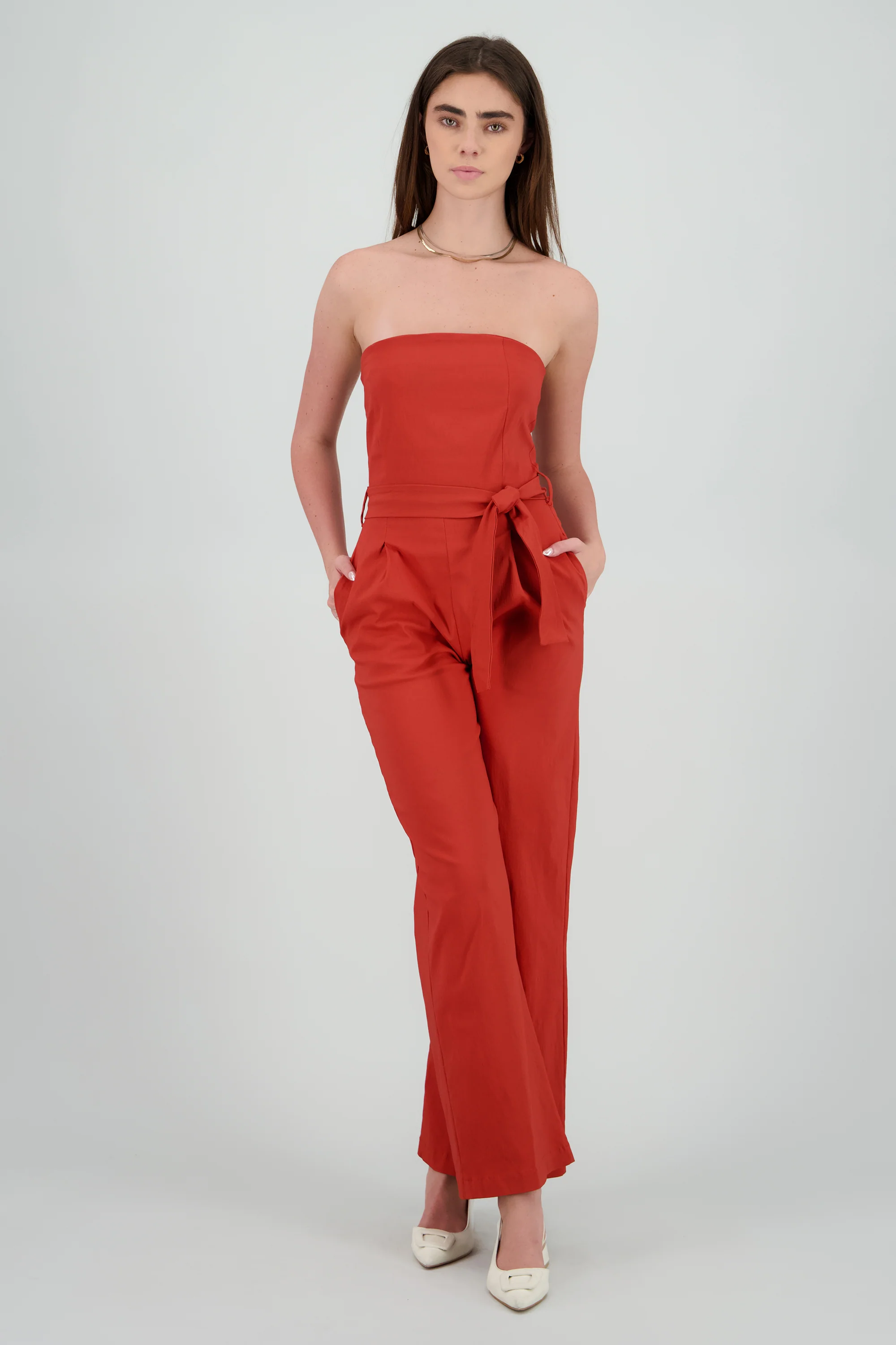 JUMPSUIT STRAPLESS DET CINTURON - Image 2