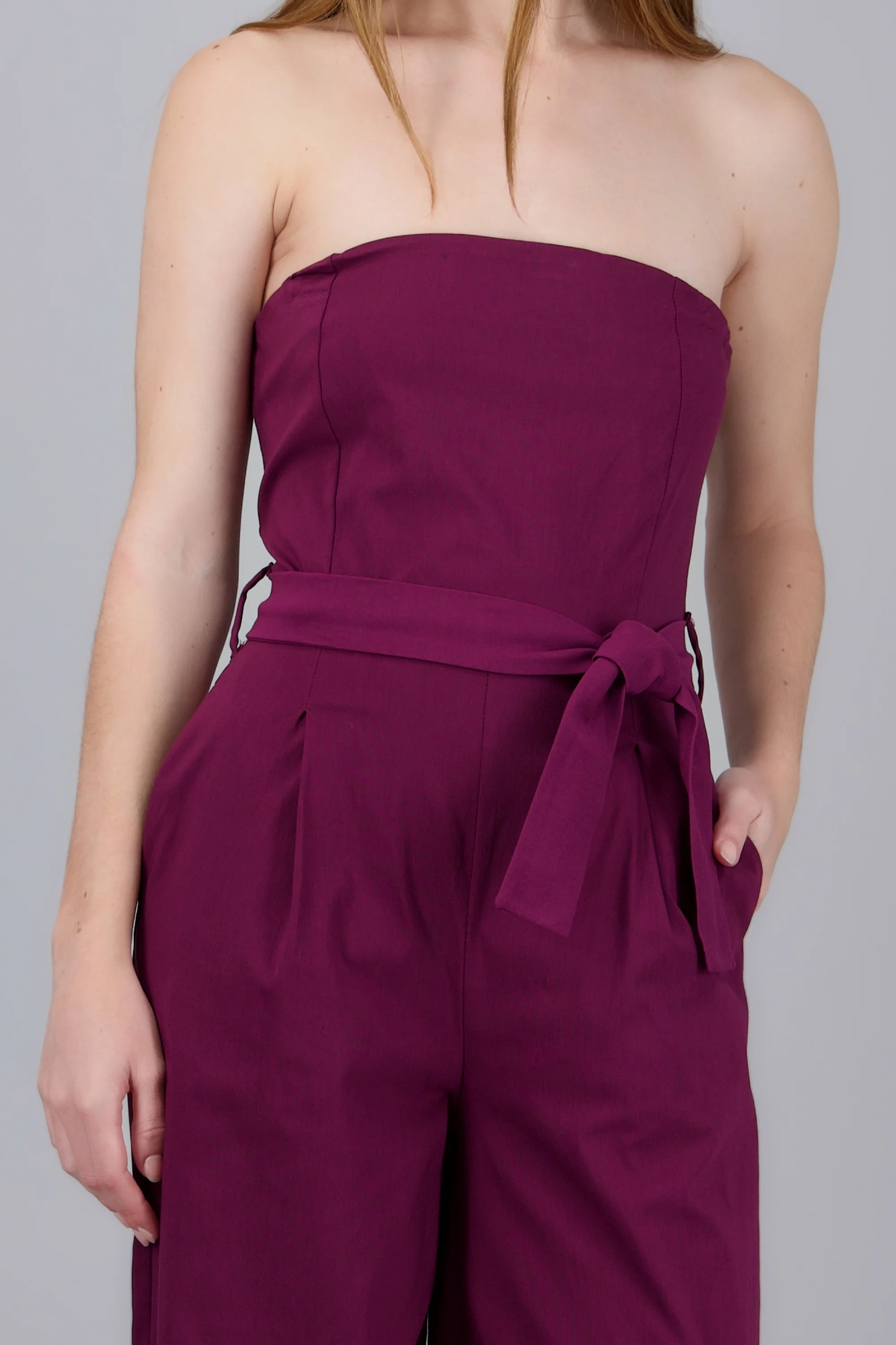 JUMPSUIT STRAPLESS DET CINTURON - Image 5