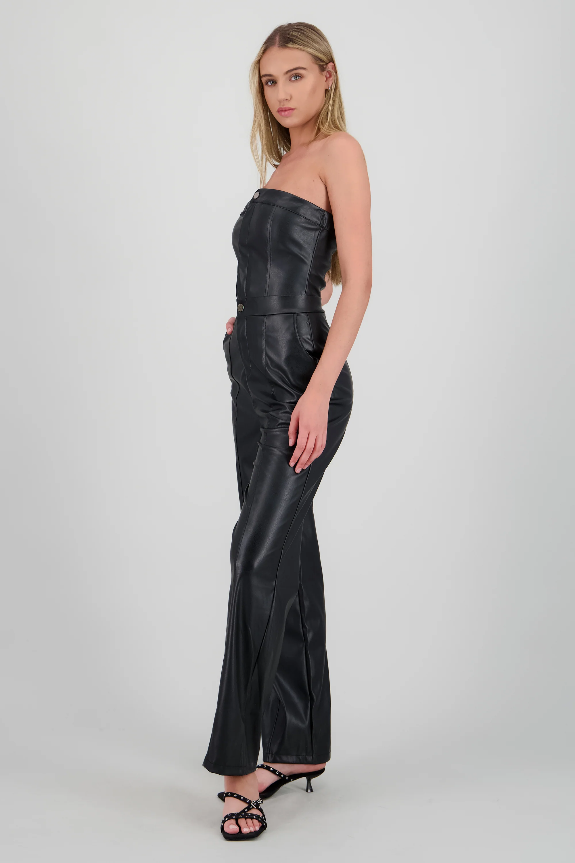 Jumpsuit strapless pu - Image 3