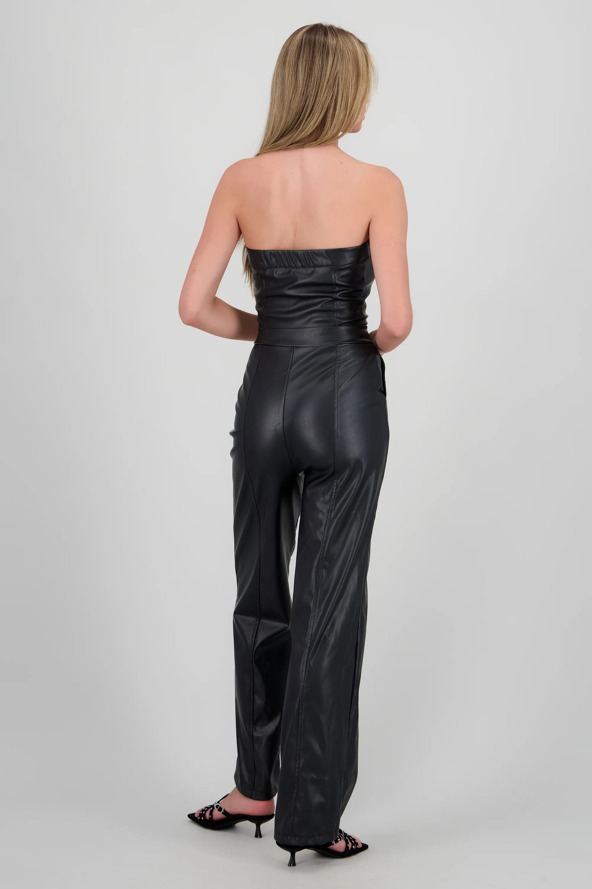 Jumpsuit strapless pu - Image 4