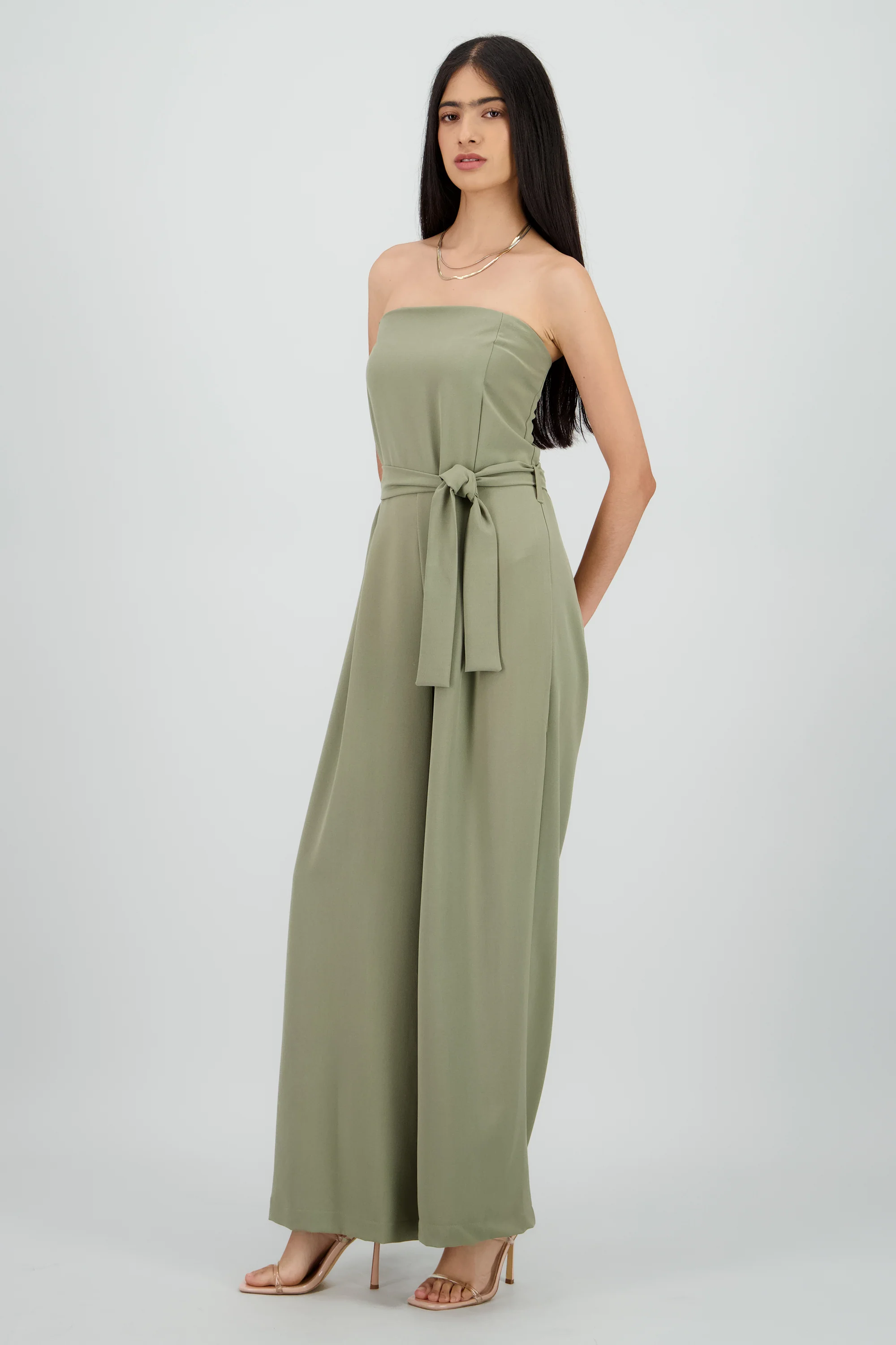 Jumpsuit strapless sastreado - Image 3