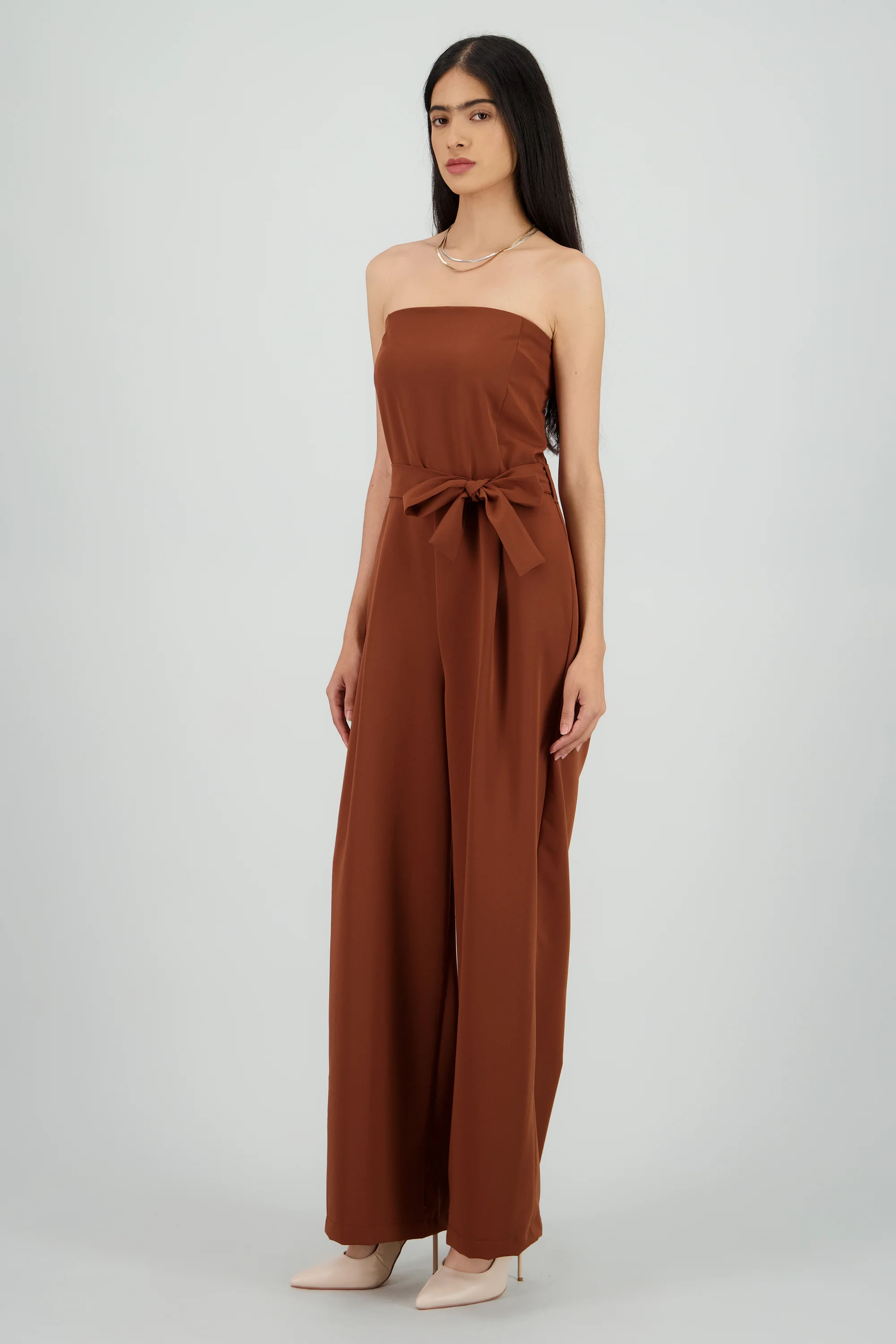 Jumpsuit strapless sastreado - Image 3