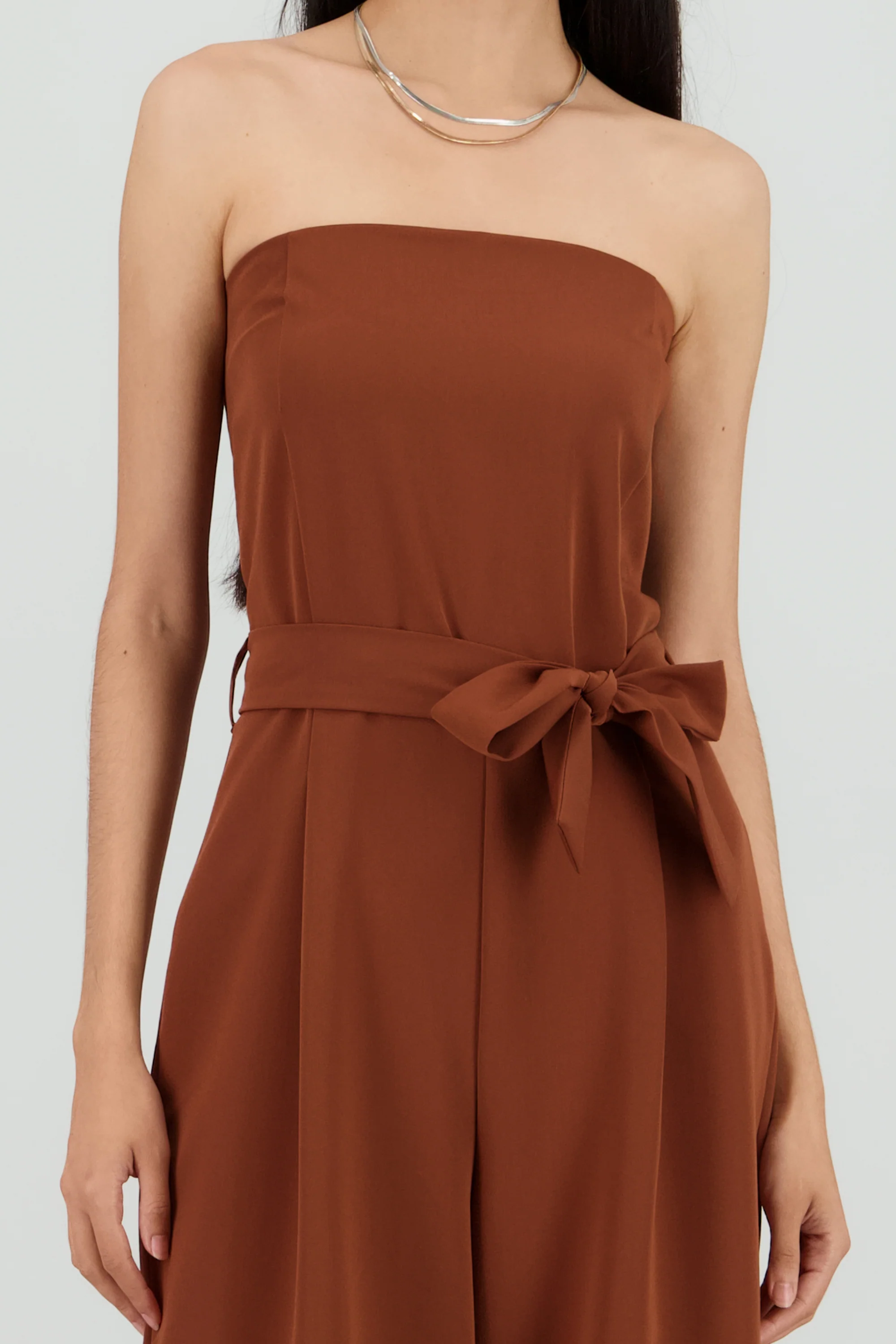 Jumpsuit strapless sastreado - Image 5