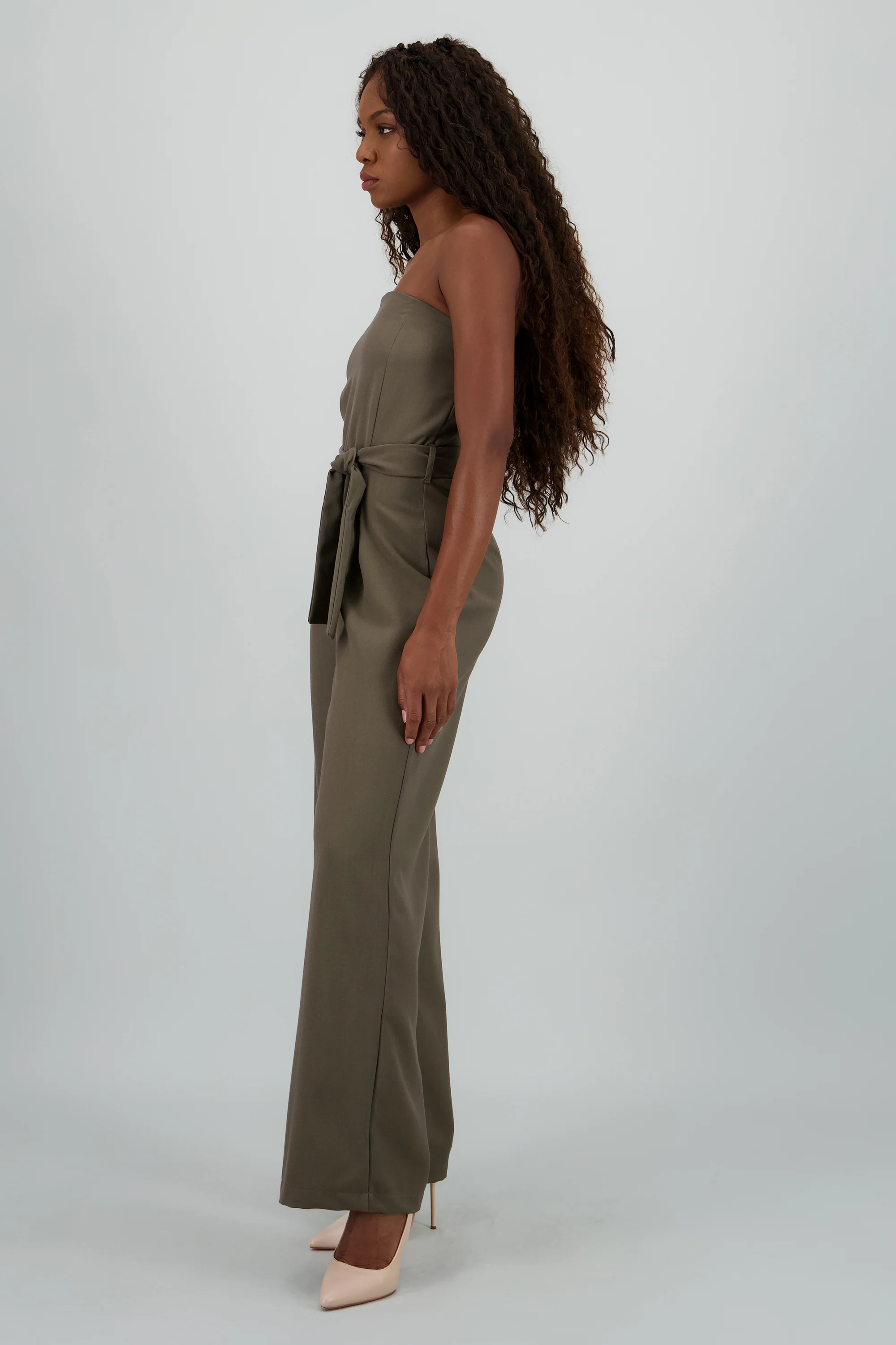 Jumpsuit strapless sastreado - Image 3