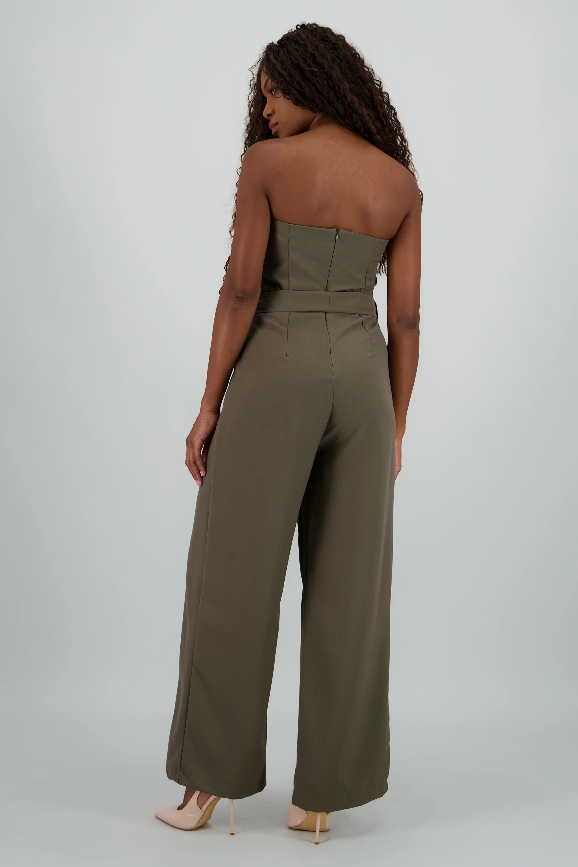 Jumpsuit strapless sastreado - Image 4