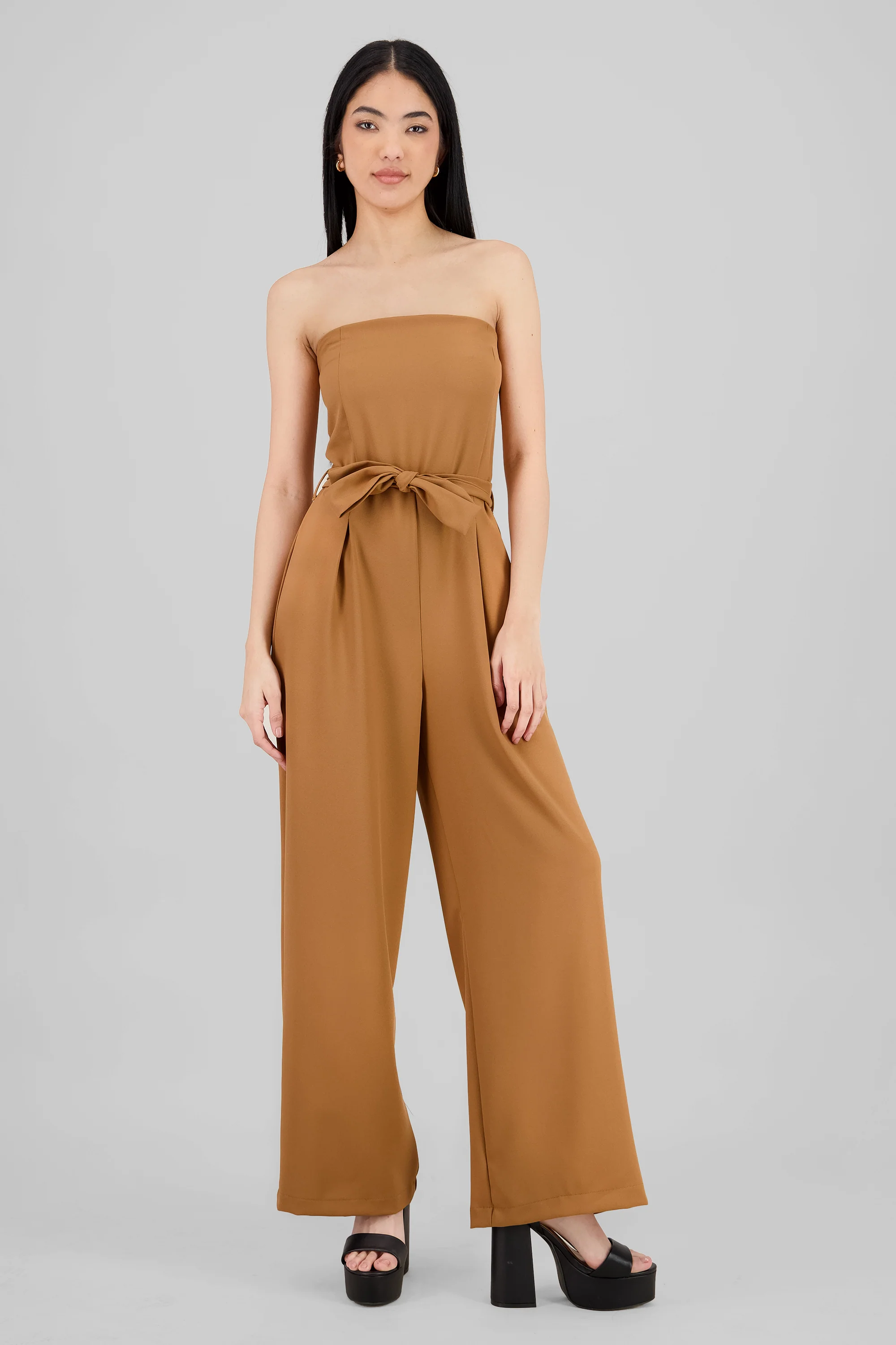 Jumpsuit strapless sastreado - Image 2