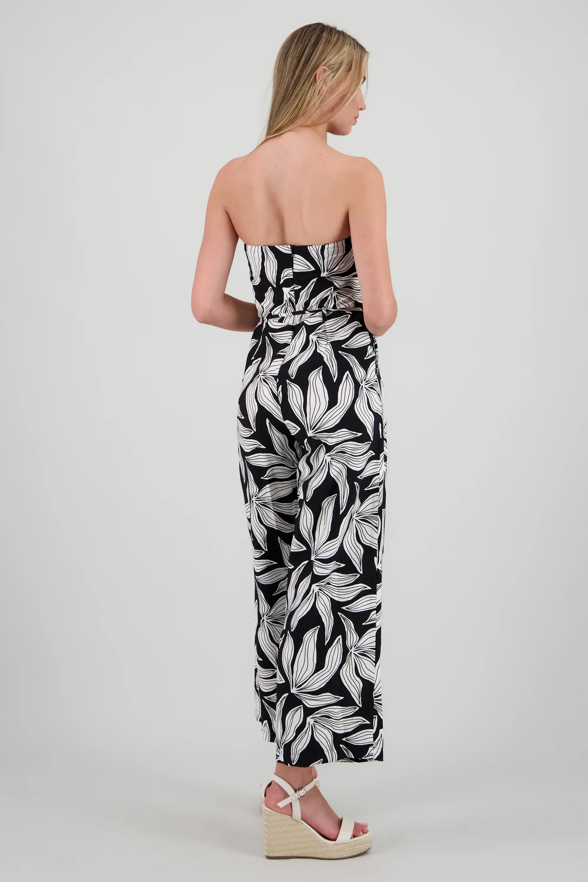 Jumpsuit strapples estampado flores - Image 4