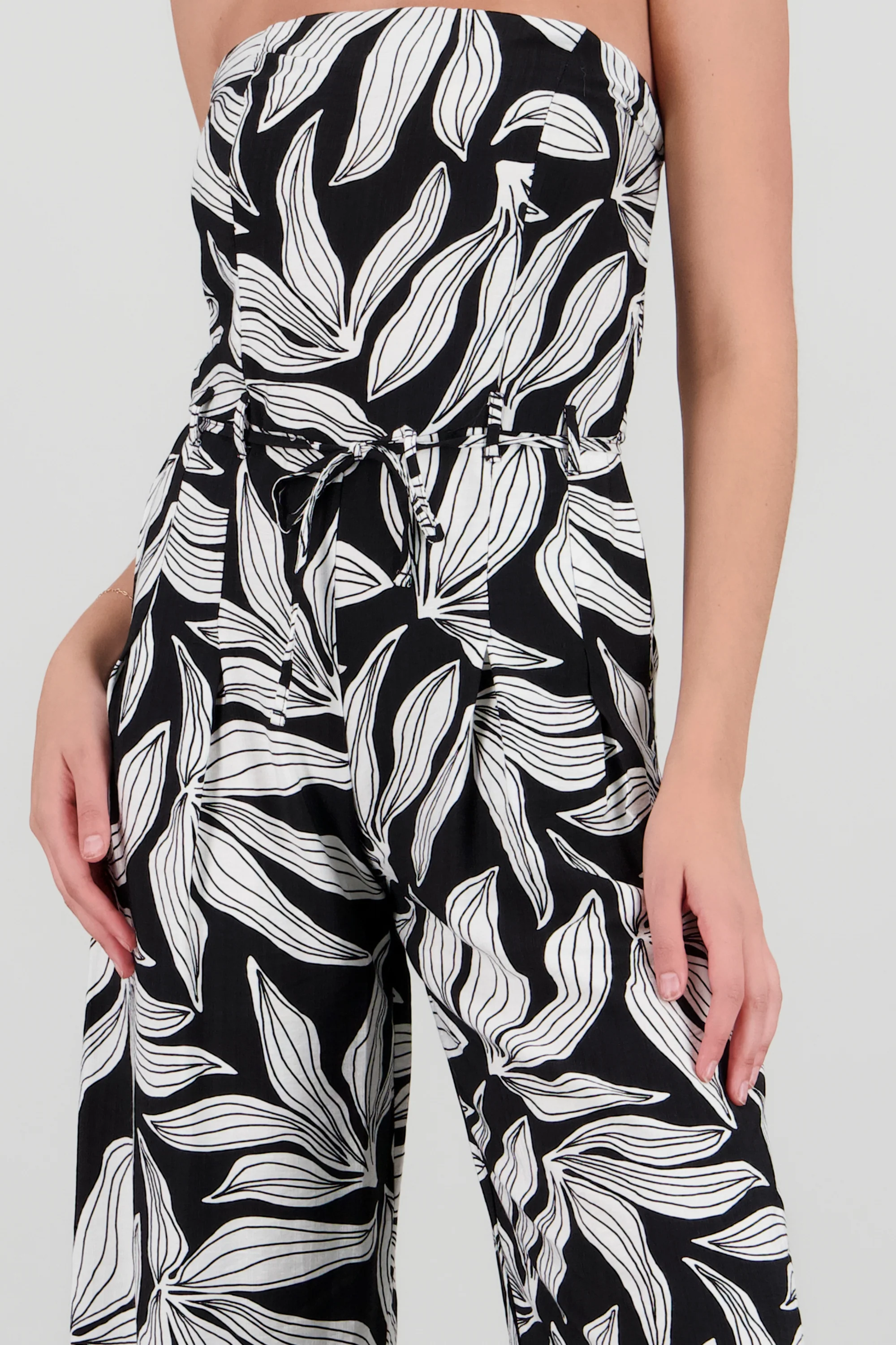 Jumpsuit strapples estampado flores - Image 5