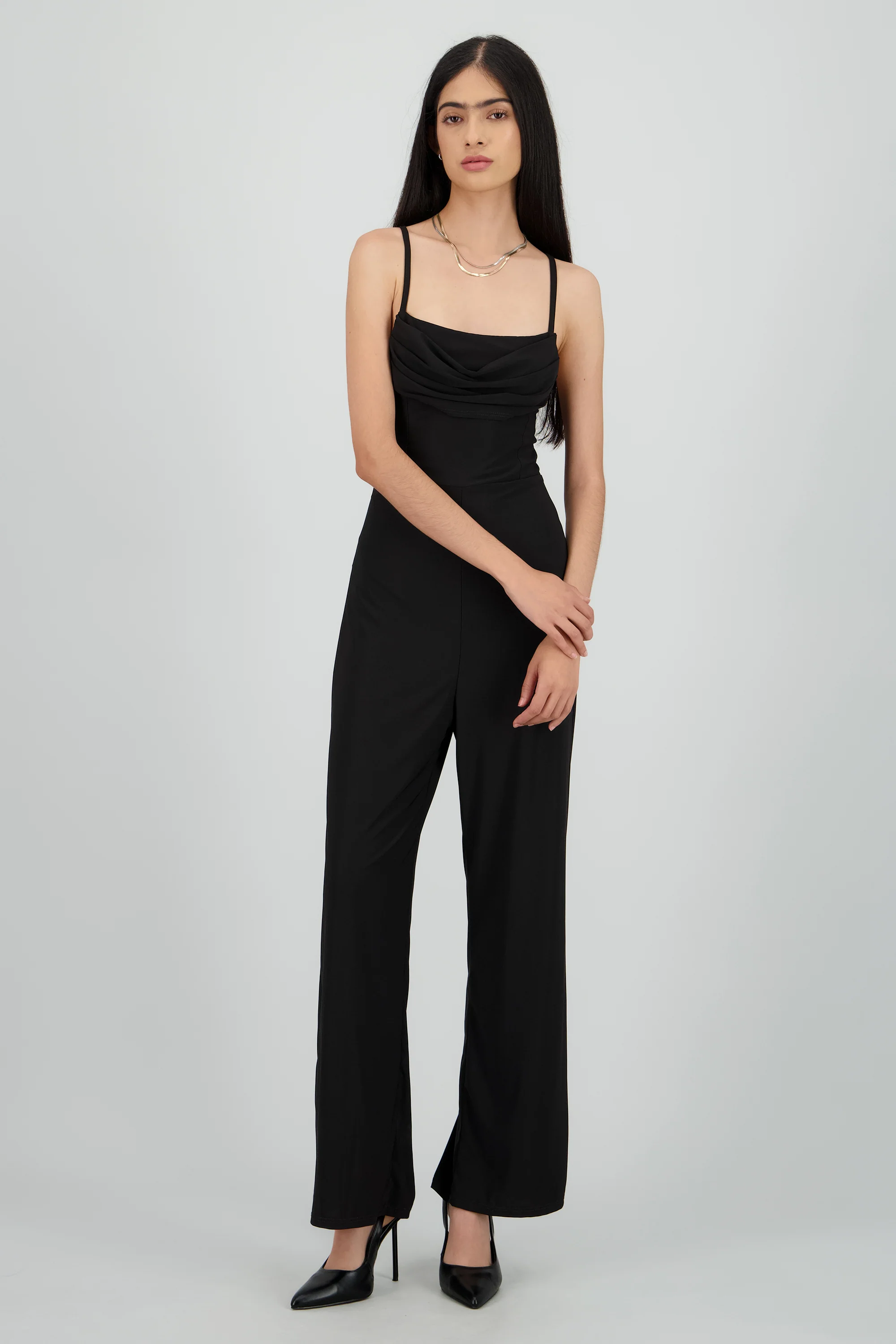 Jumpsuit tirantes det drapeado - Image 2