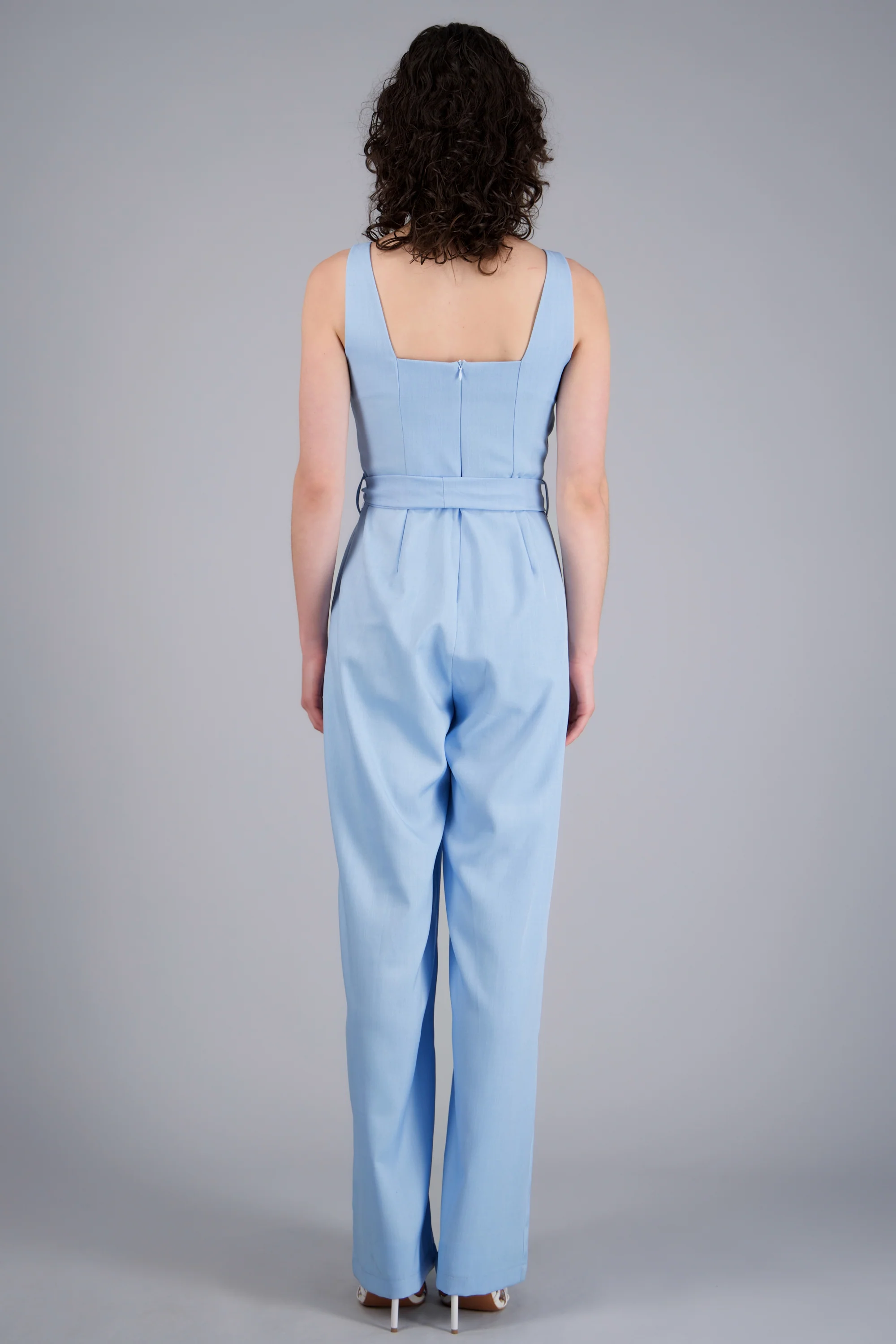 Jumpsuit tirantes detalle cinturon - Image 4