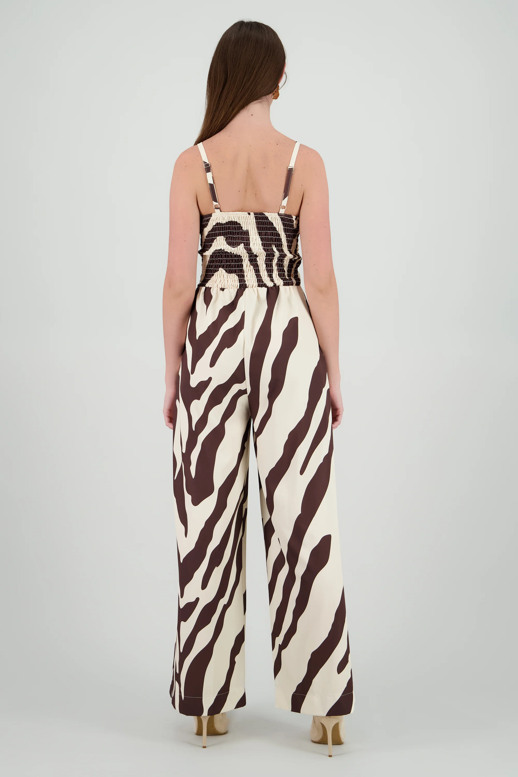 Jumpsuit tirantes estampado detalle nudo - Image 4