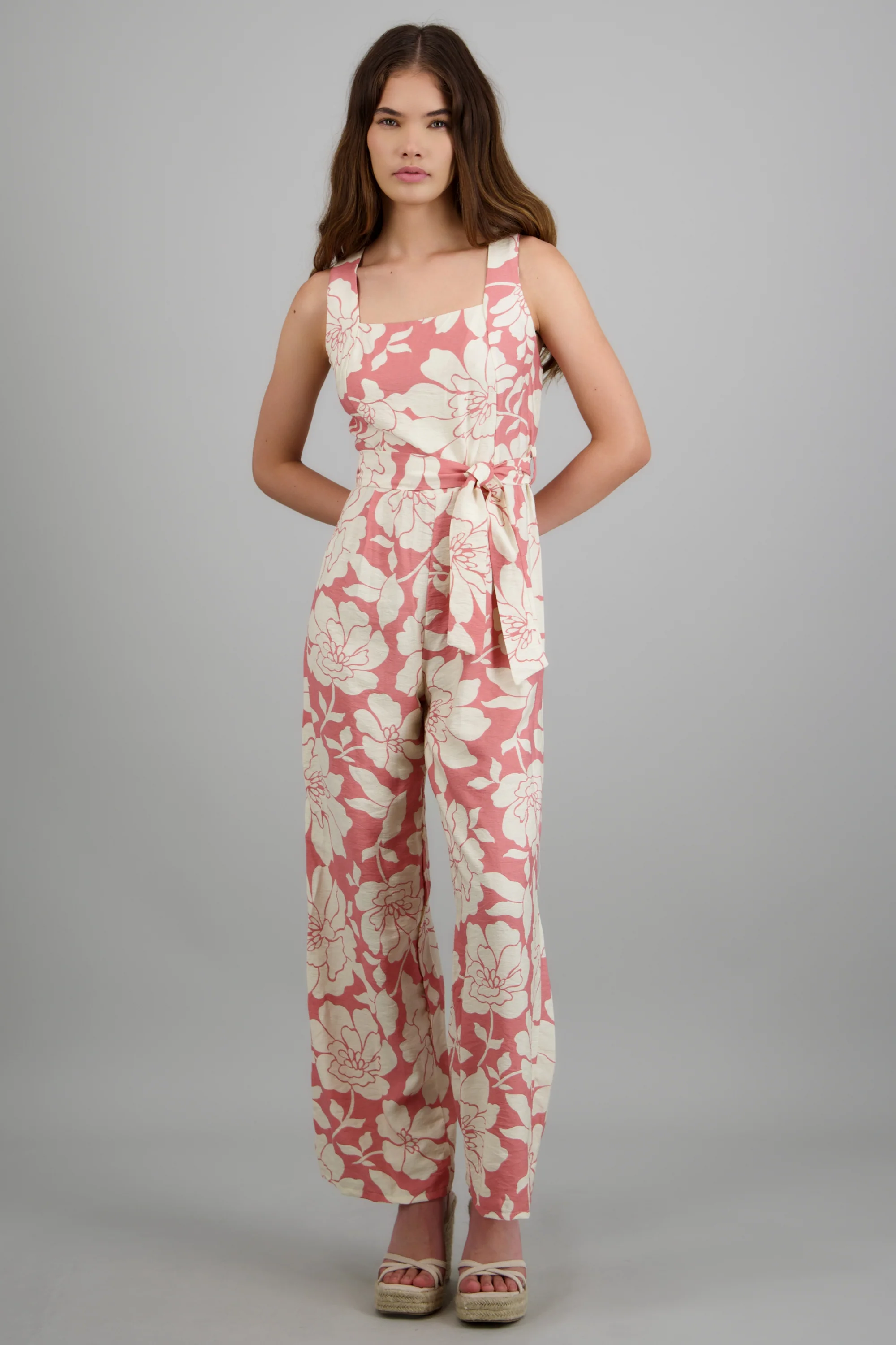 Jumpsuit tirantes estampado flores