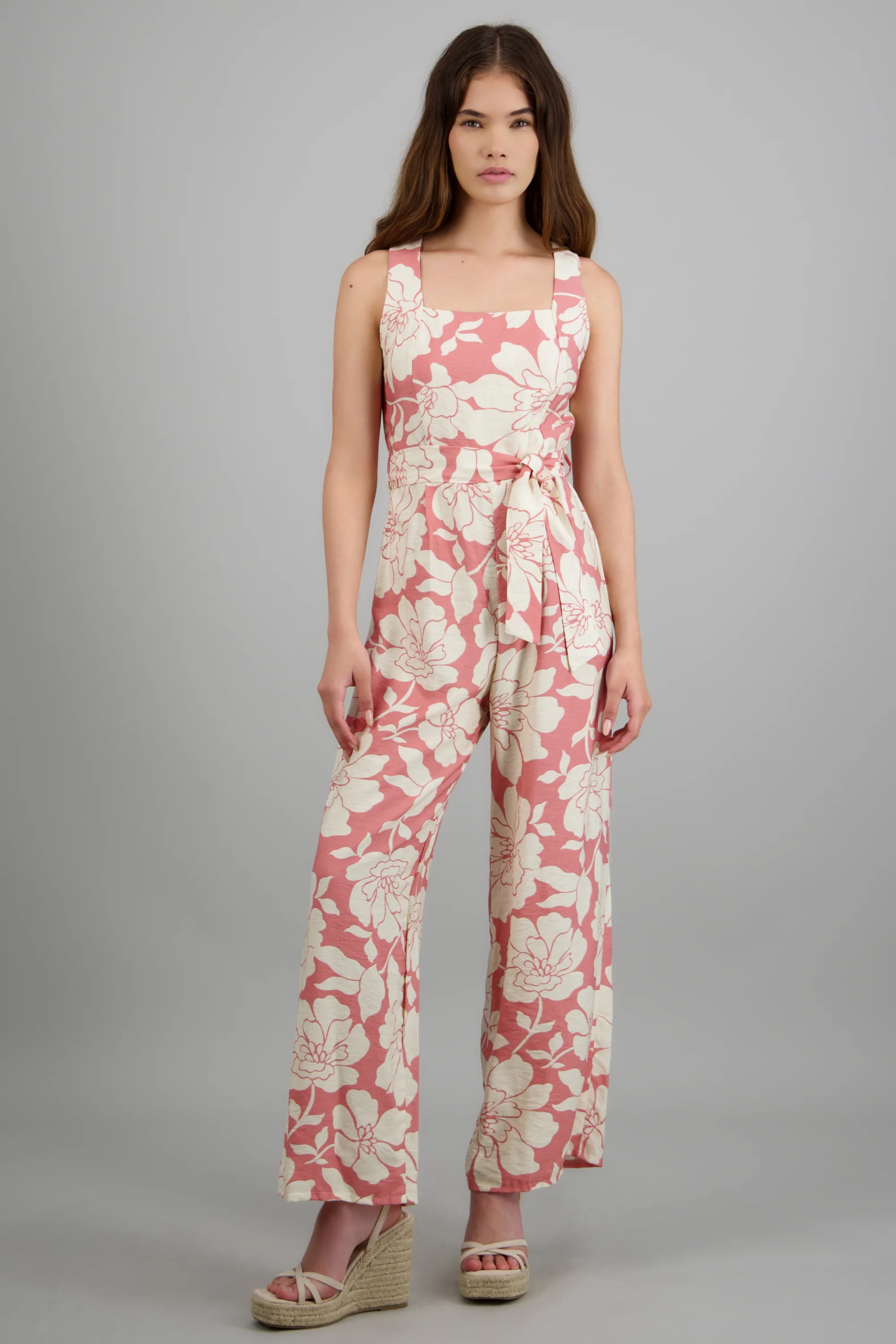 Jumpsuit tirantes estampado flores - Image 3
