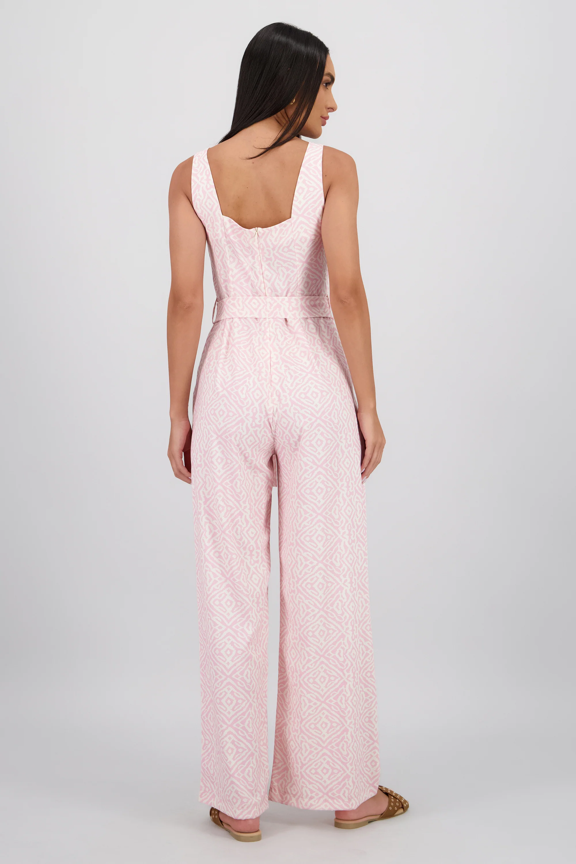 Jumpsuit tirantes gruesos escote cuadrado - Image 4