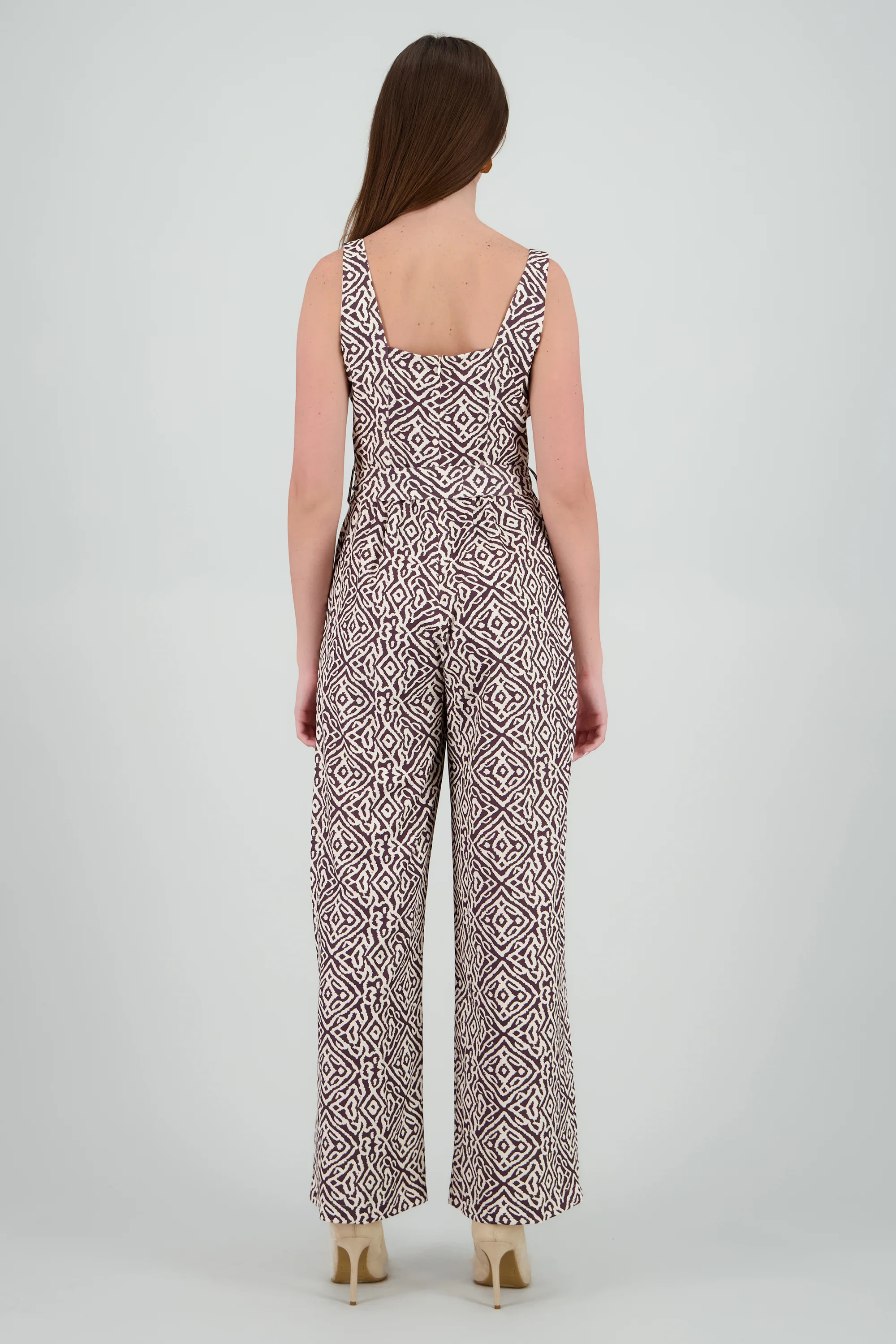 Jumpsuit tirantes gruesos escote cuadrado - Image 4