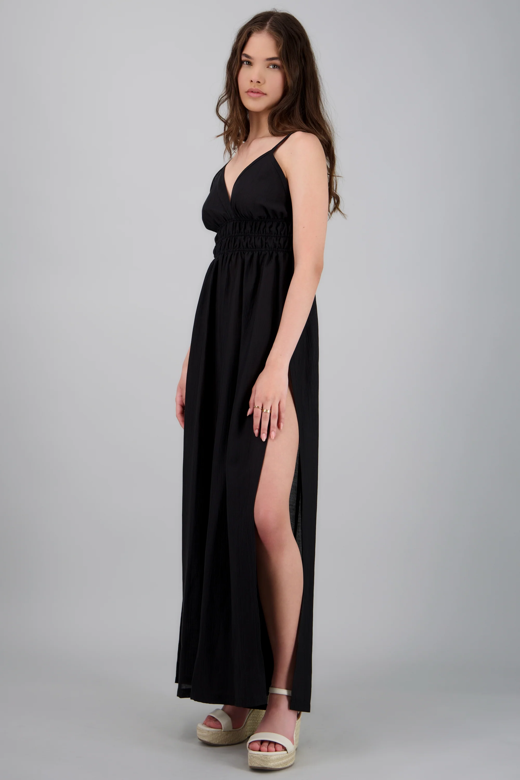 Jumpsuit tirantes pierna abierta - Image 2