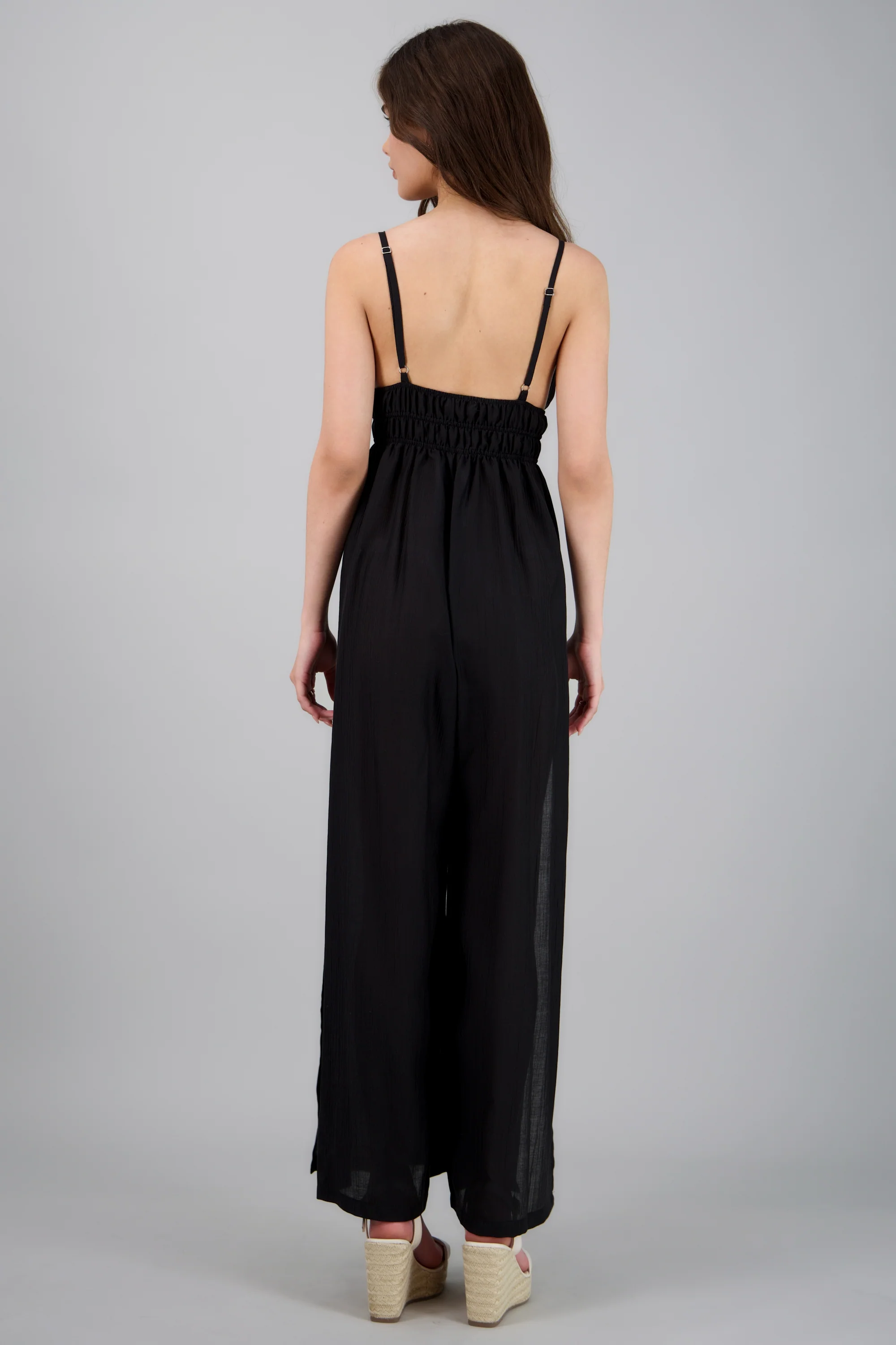 Jumpsuit tirantes pierna abierta - Image 4