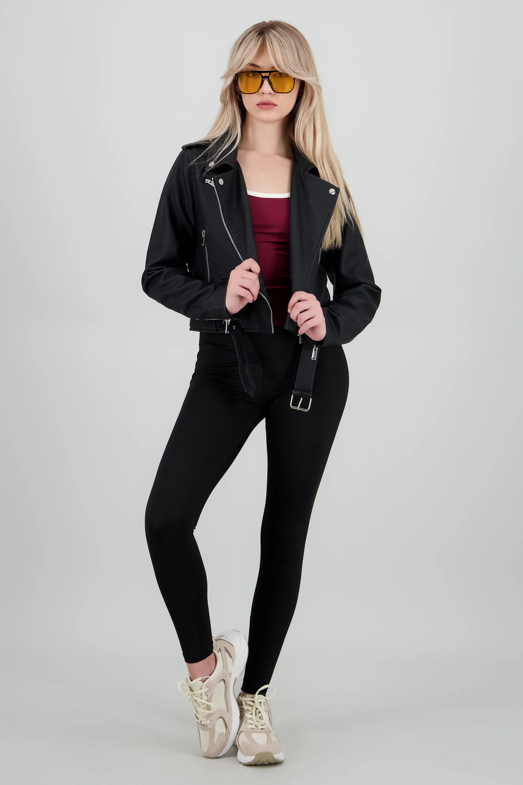 Leggings deportivos skinny detalle pretina