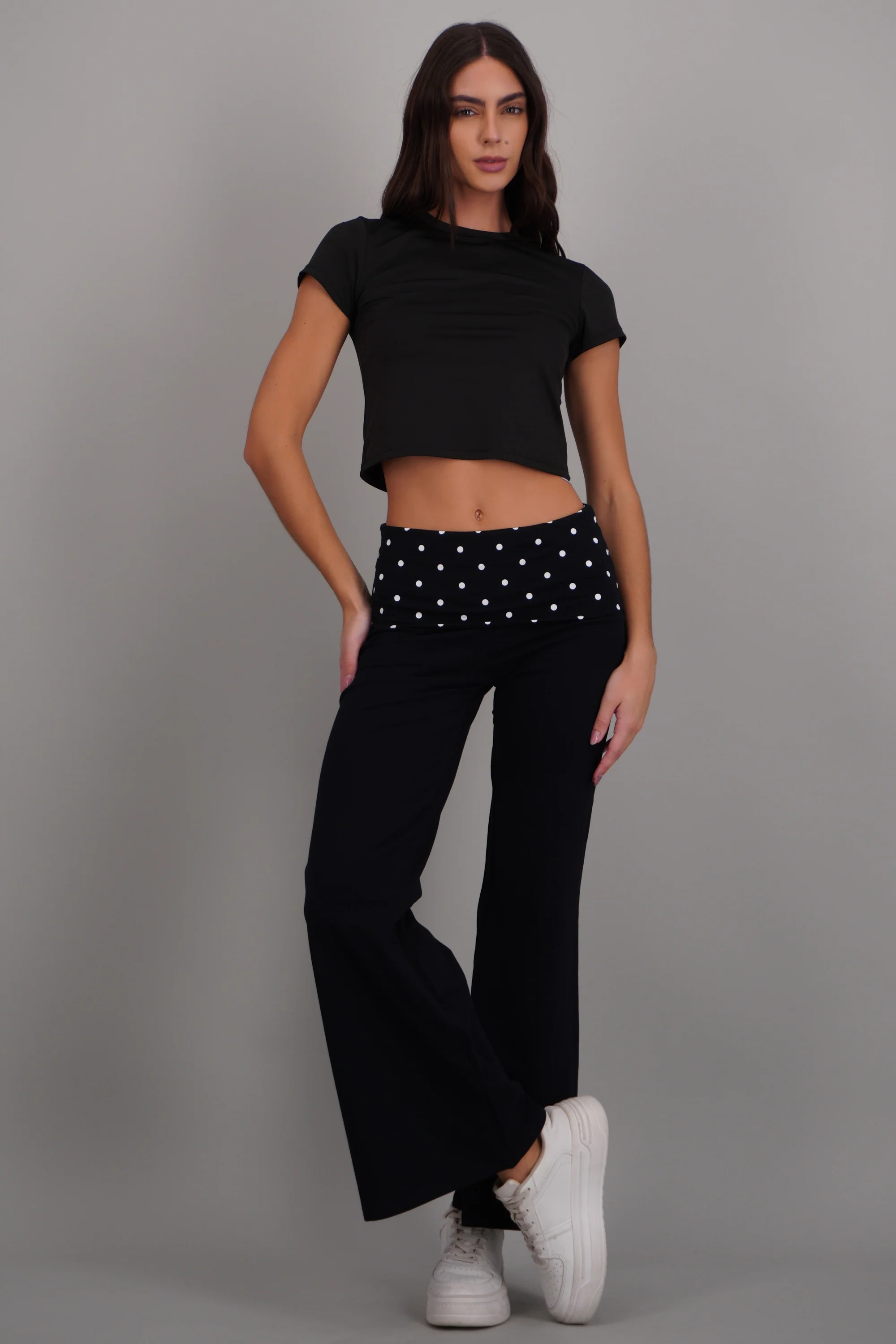 Leggings detalle doblez polka dots - Image 3