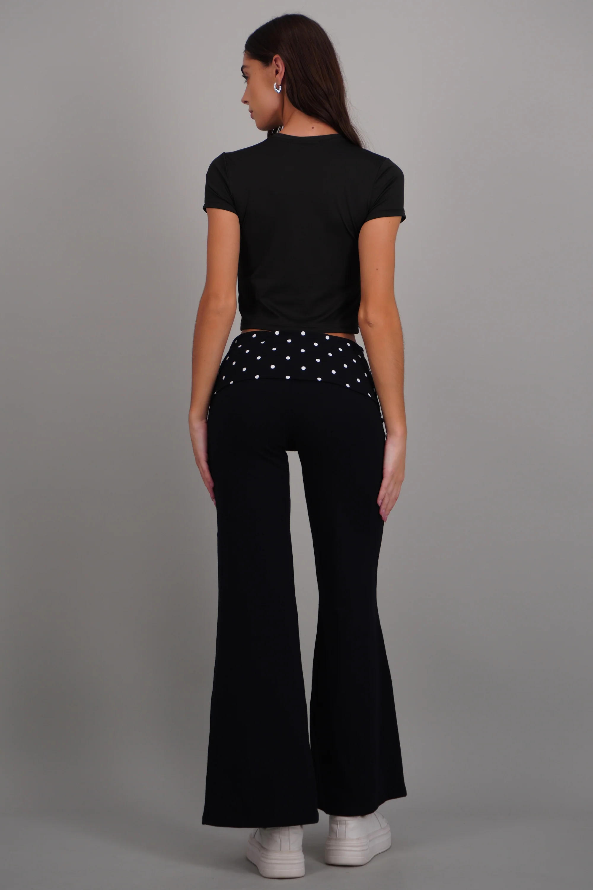 Leggings detalle doblez polka dots - Image 4