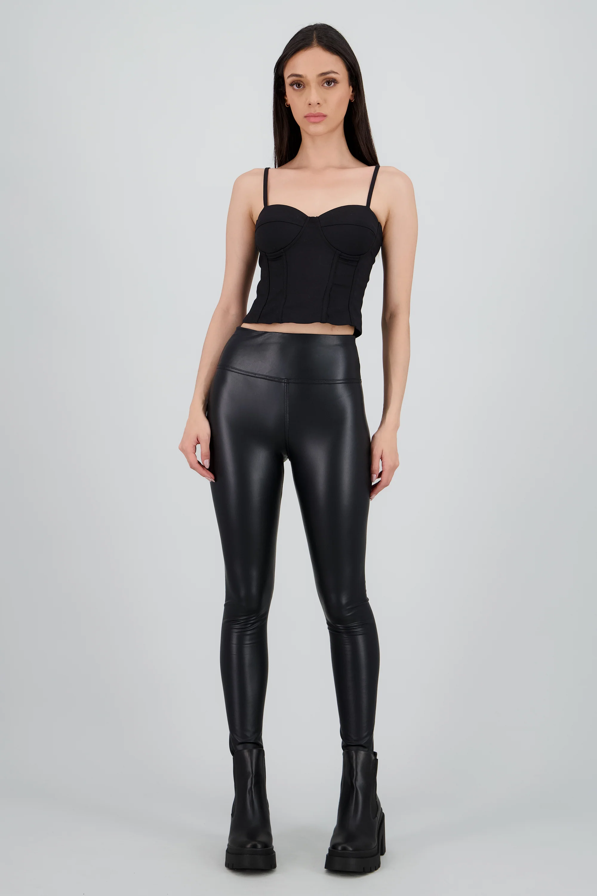 Leggings PU lisos