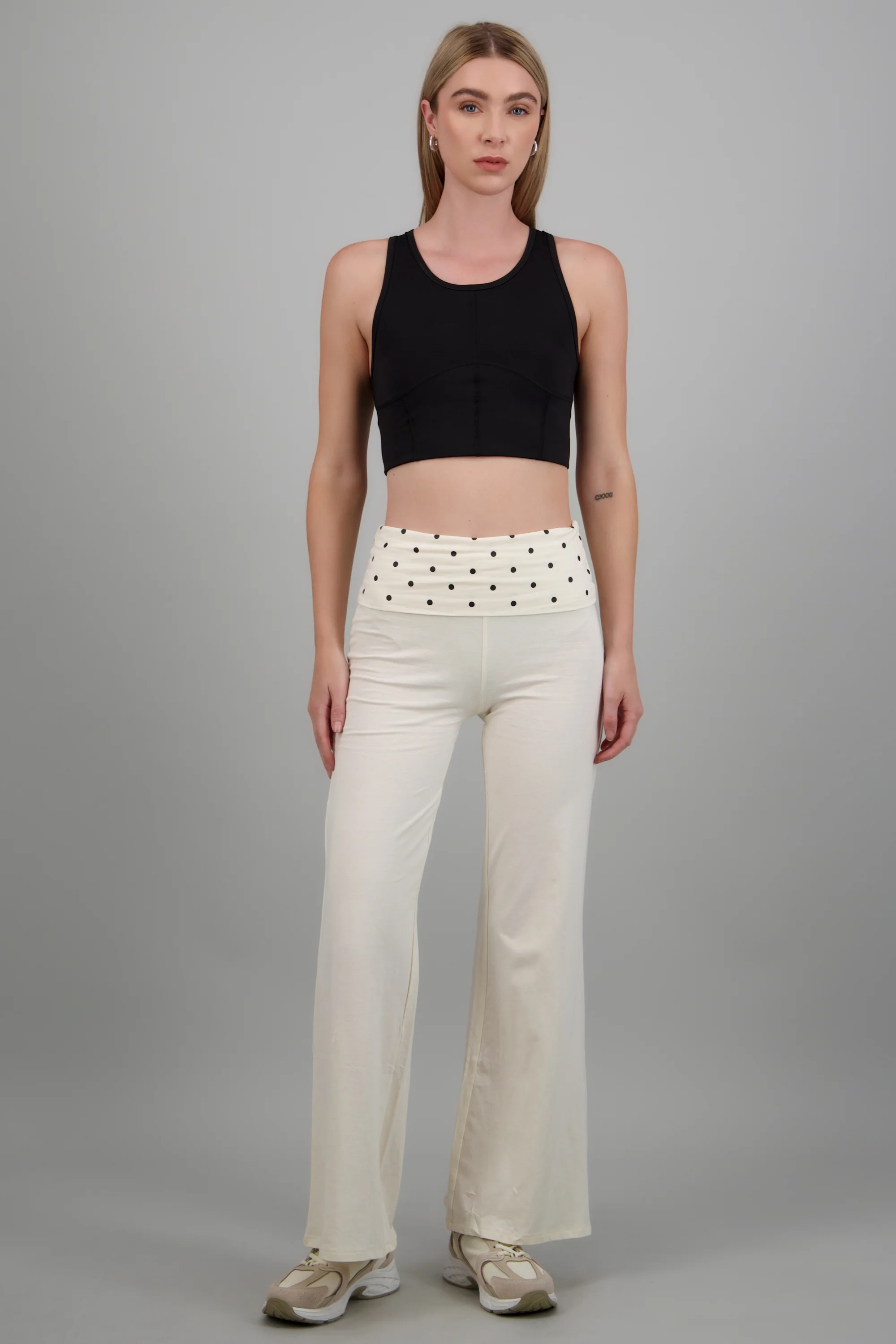 Leggings tacto suave detalle polka dots