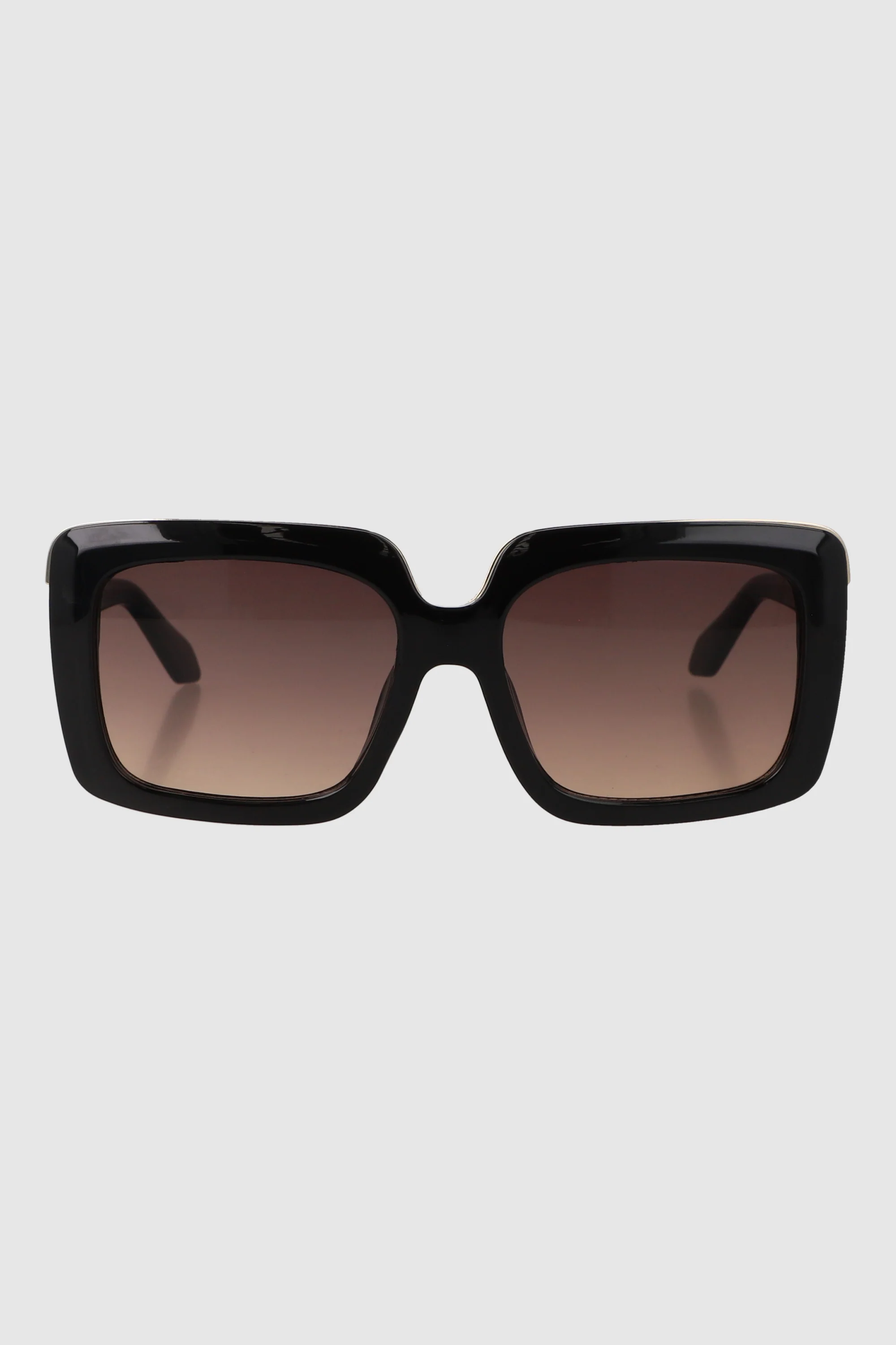 Lente rectangular con linea metalica